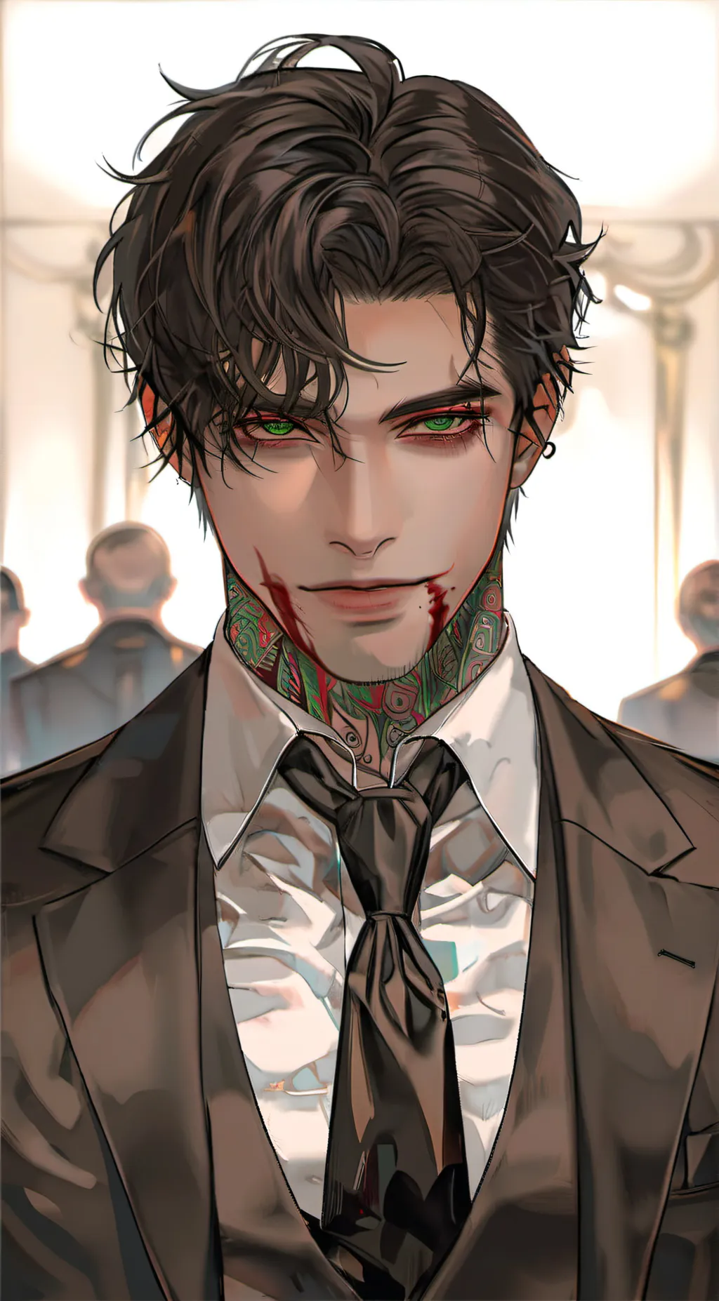 ai character: Axel  background