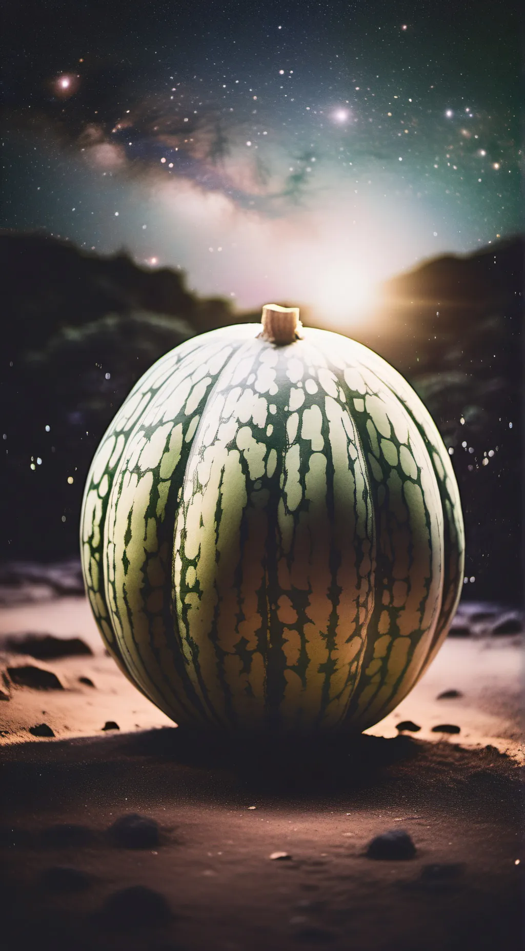 ai character: LunerWatermelon background