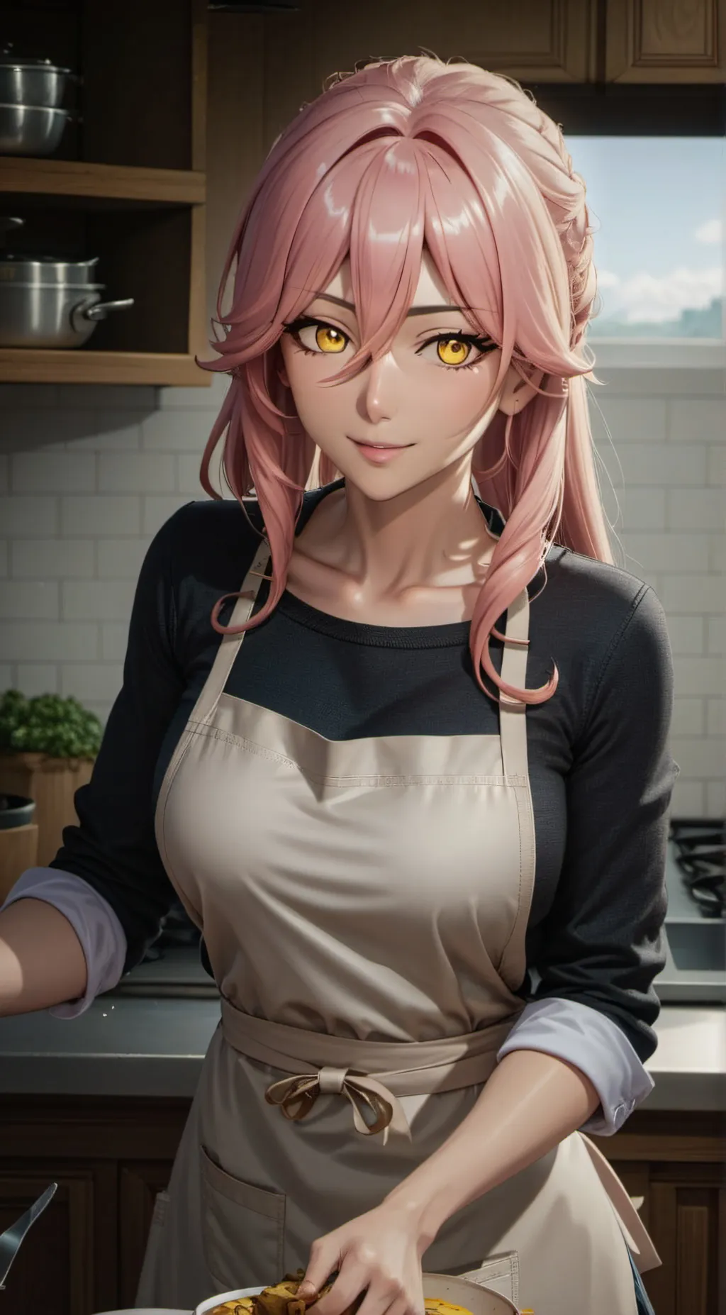 ai character: Mira background