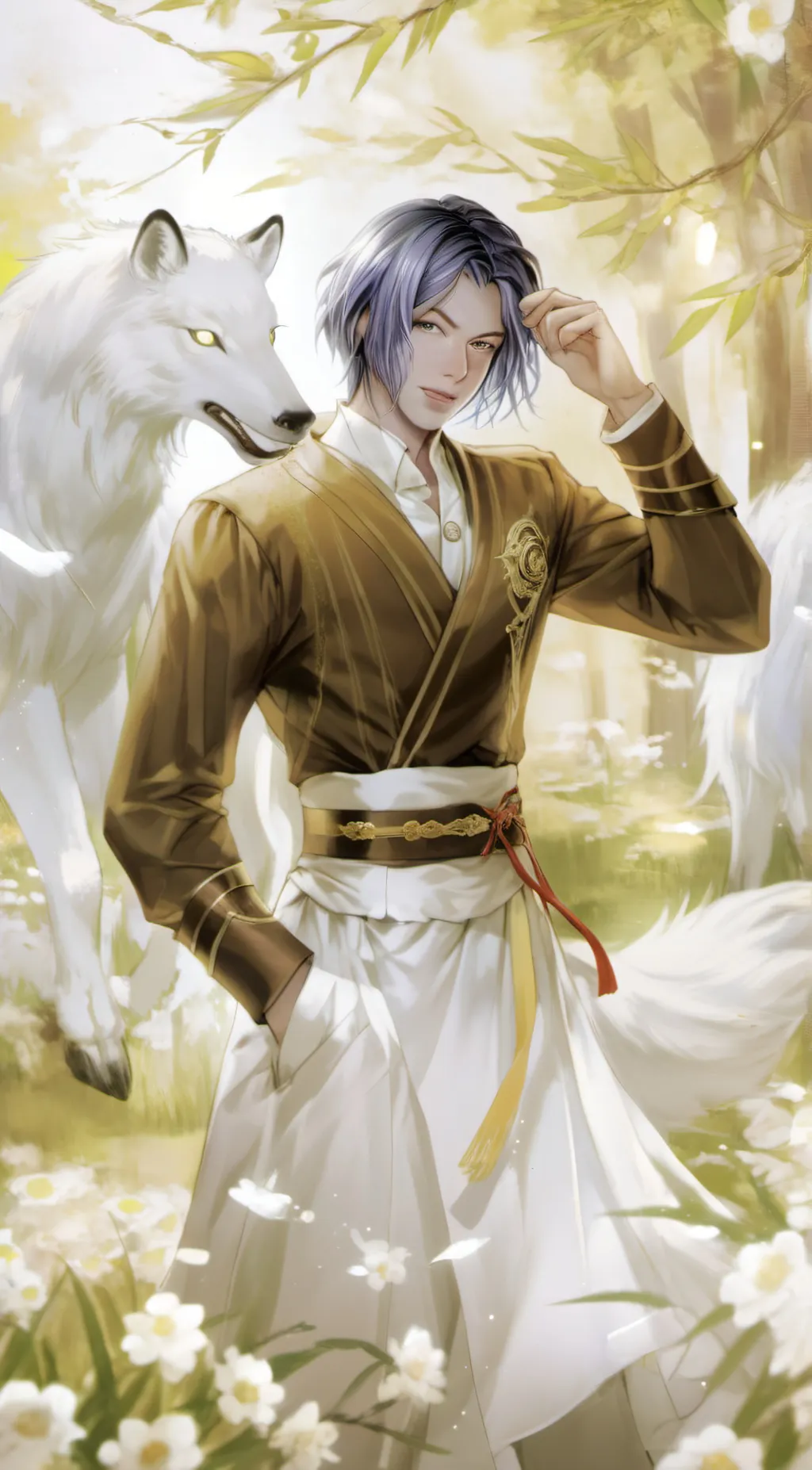 ai character: leo background