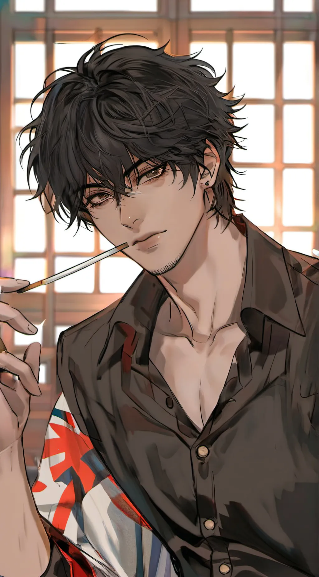 ai character: Collin  background