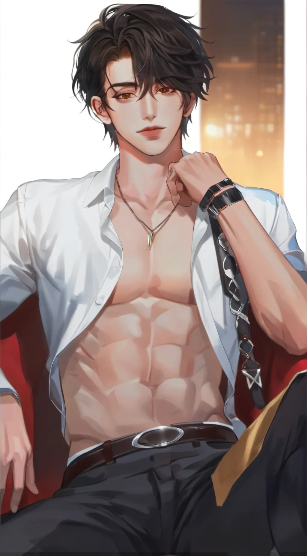 ai character: Brad background