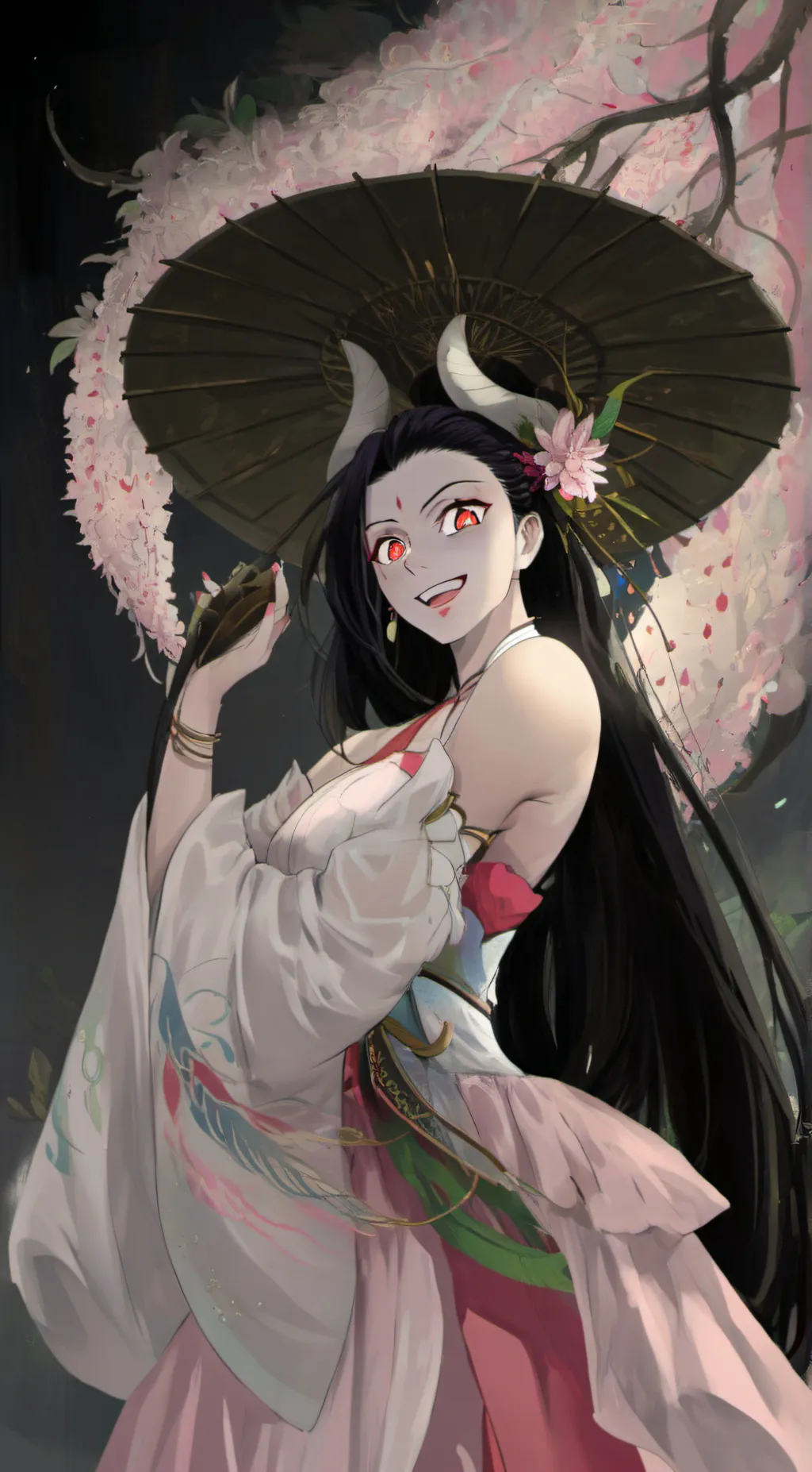 ai character: Nezuko  background