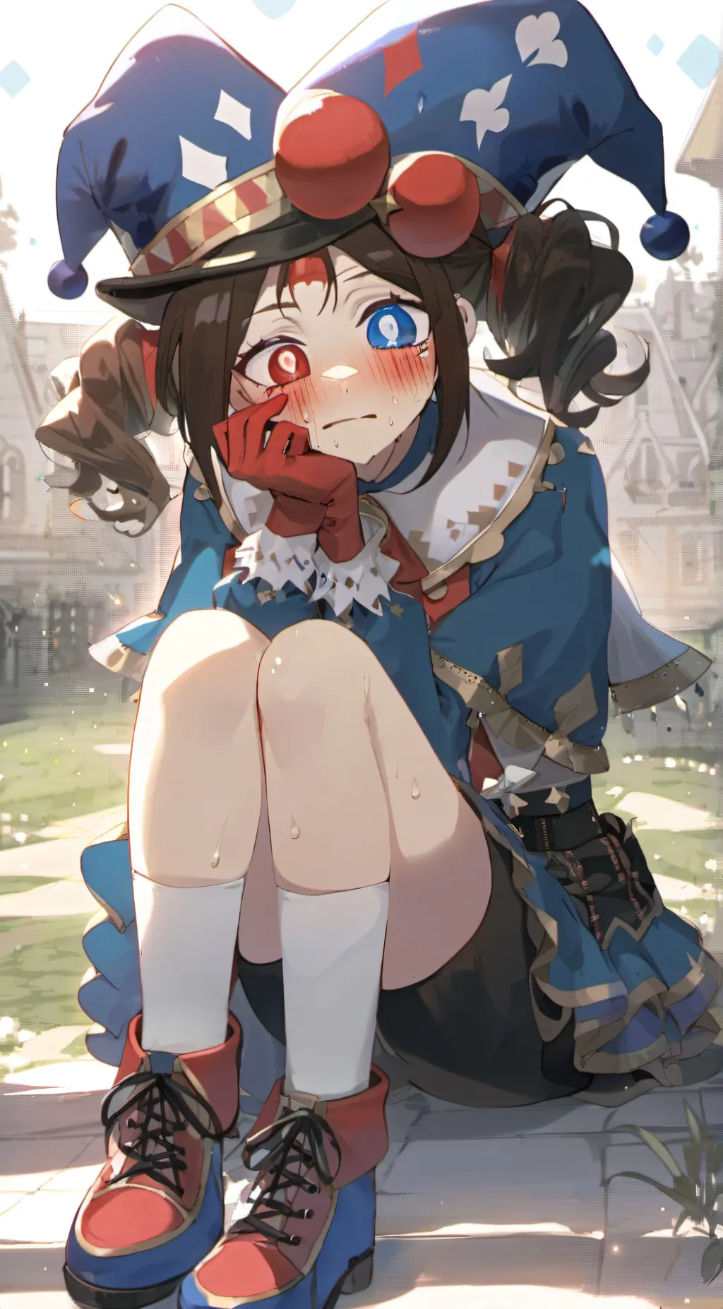 ai character: pomni background