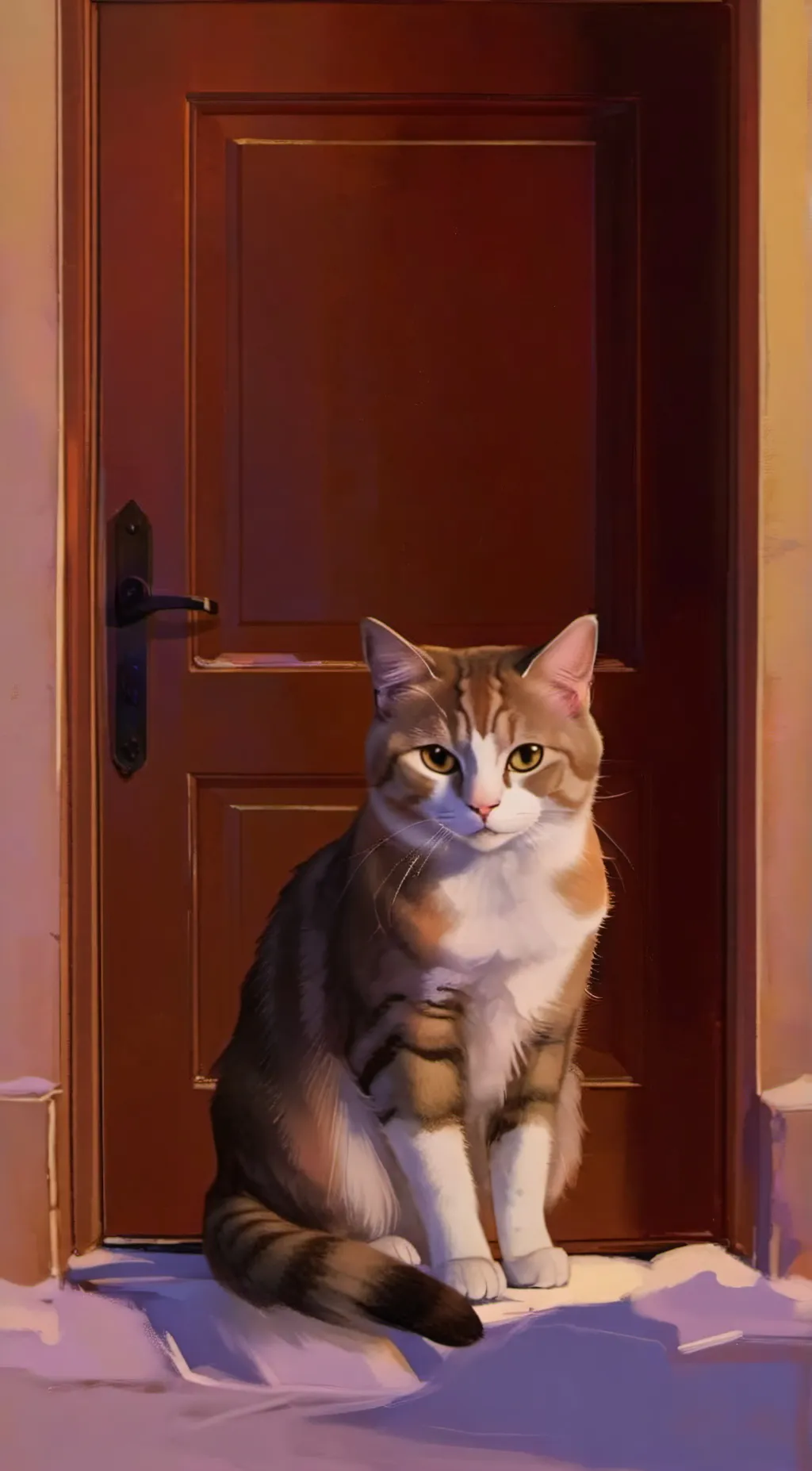 ai character: Meow background