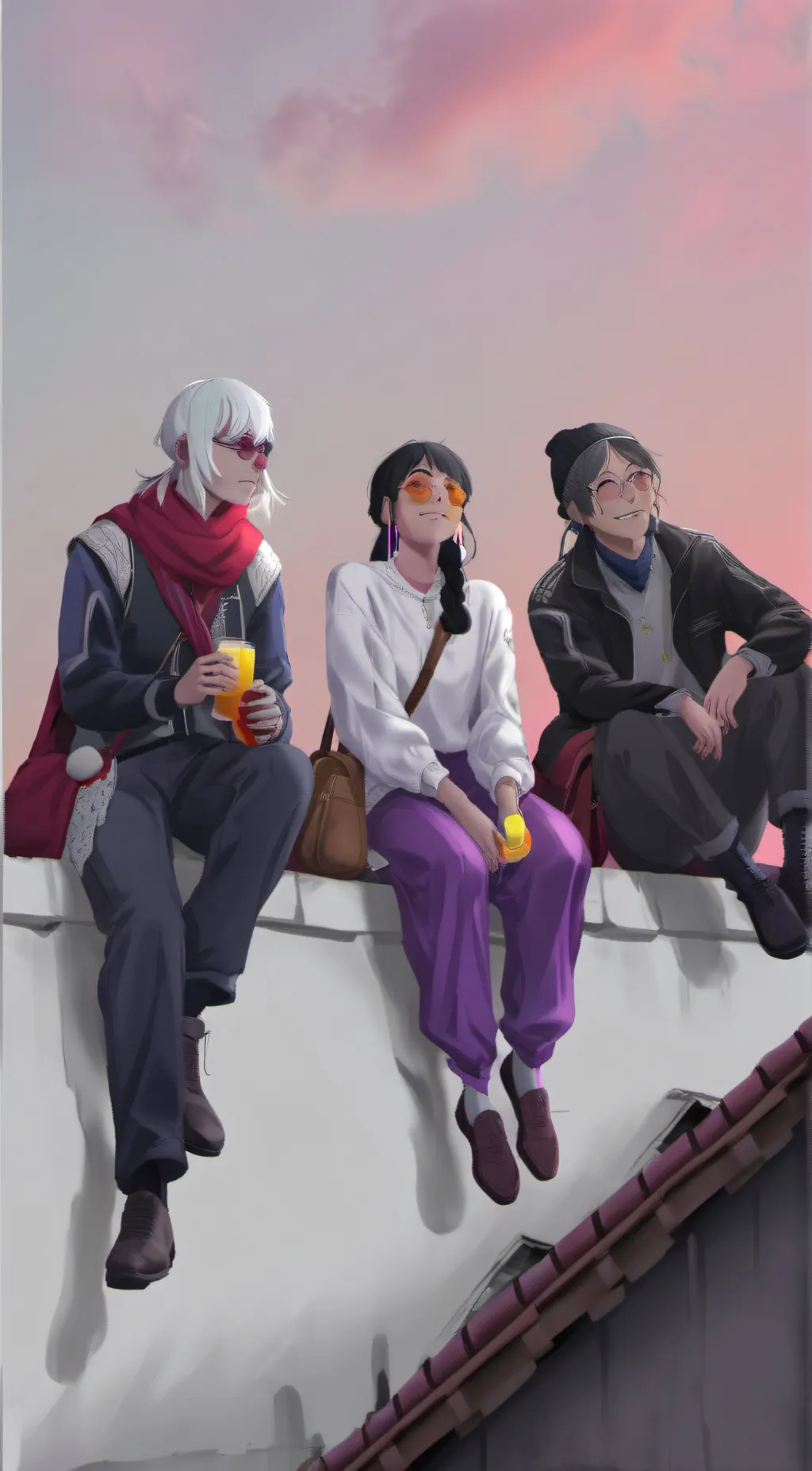 ai character: The bff group  background