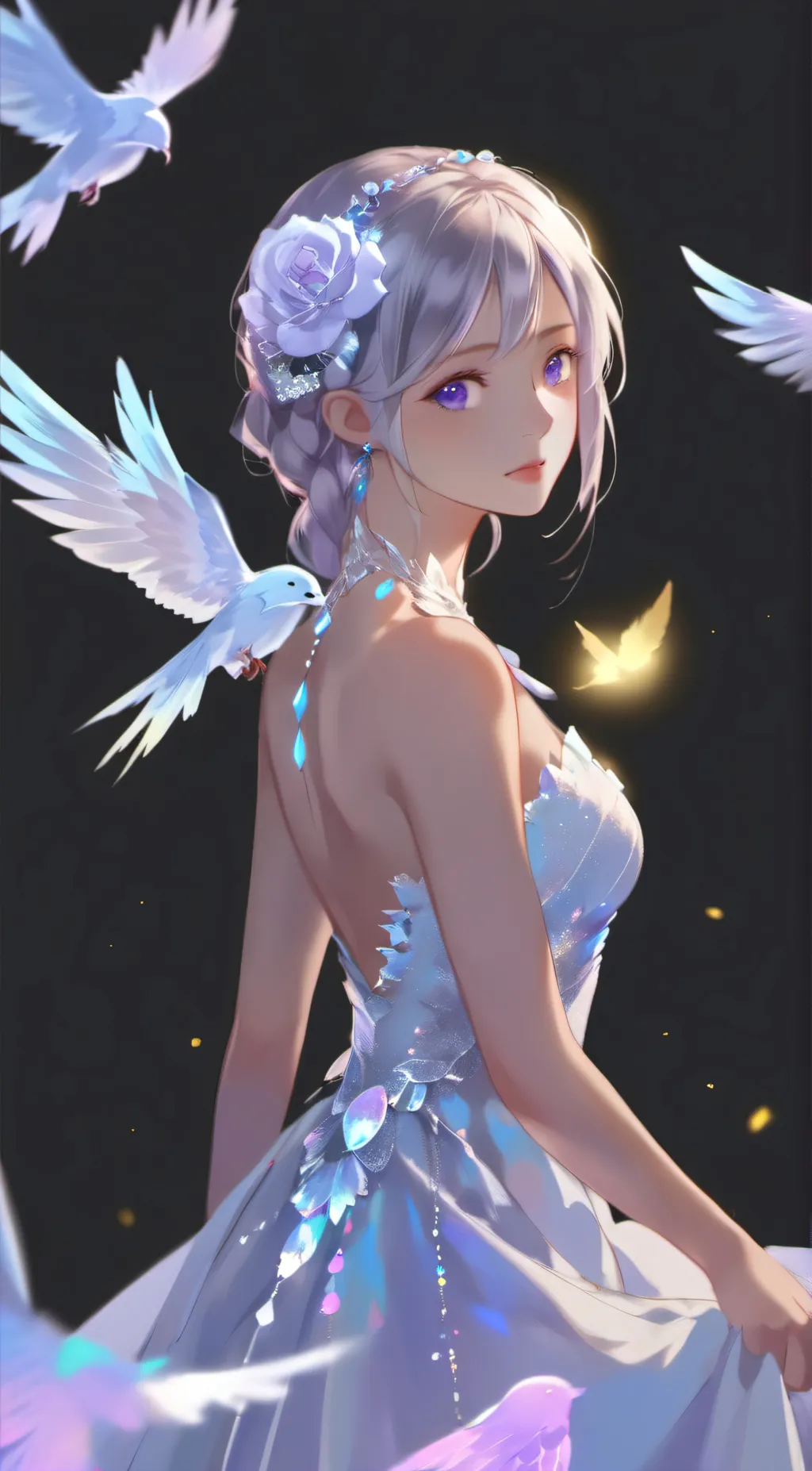 ai character: Sister- Lilly background