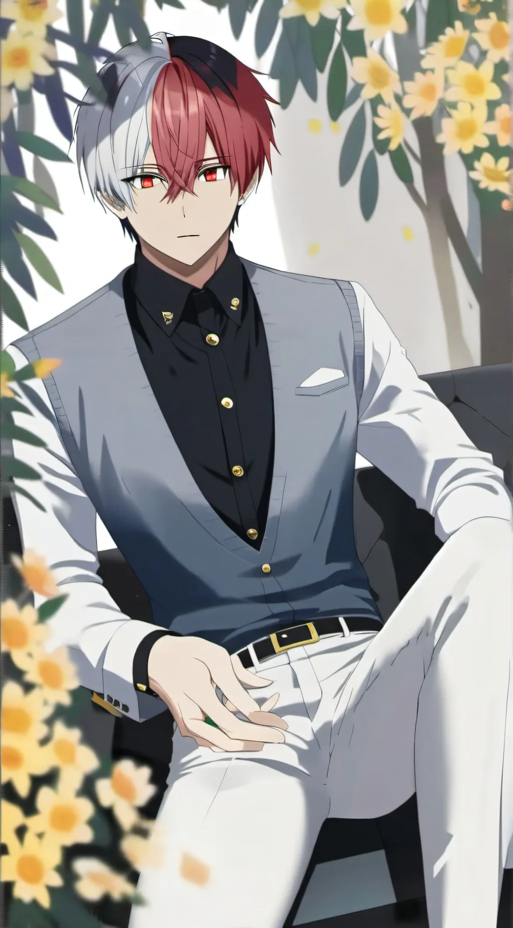 ai character: todoroki brother background