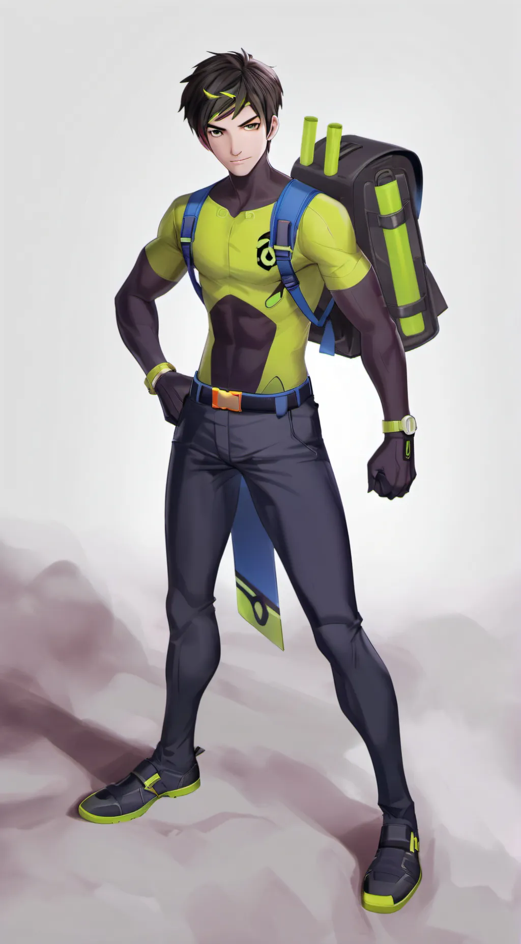 ai character: Ben 10 background