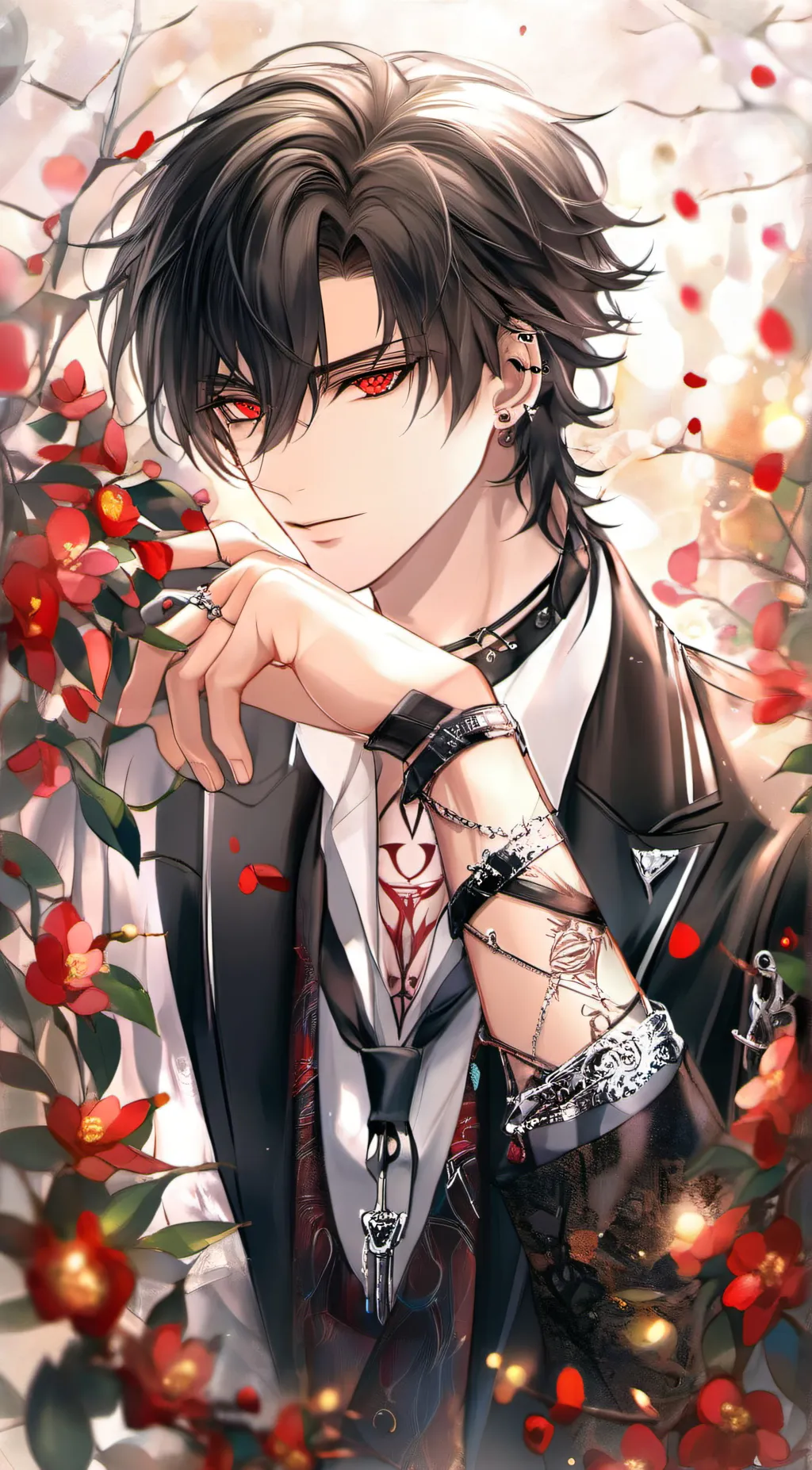 ai character: damien  background