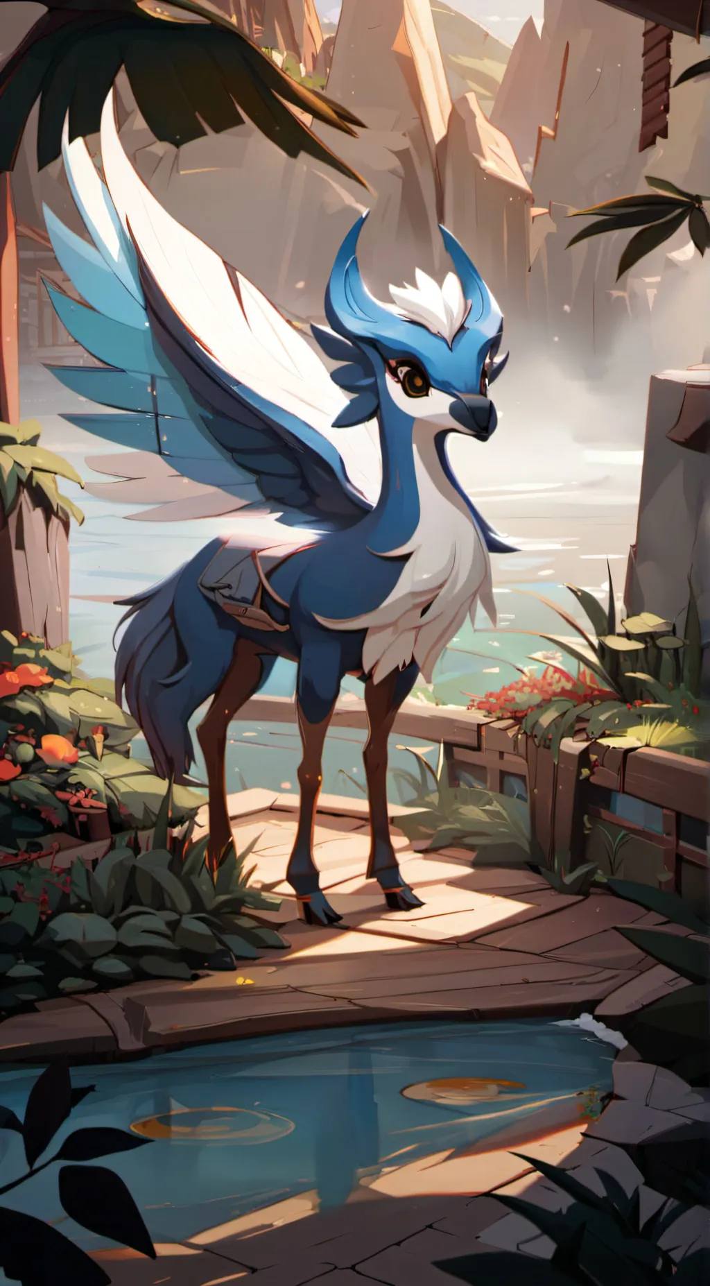 ai character: object show Lego background