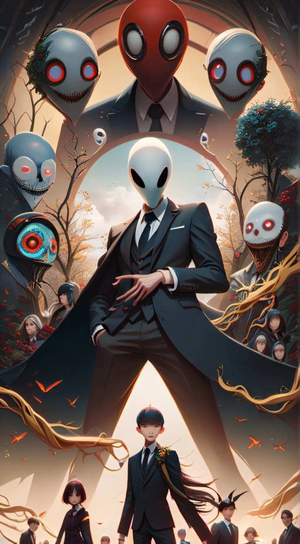 ai character: Slenderman background