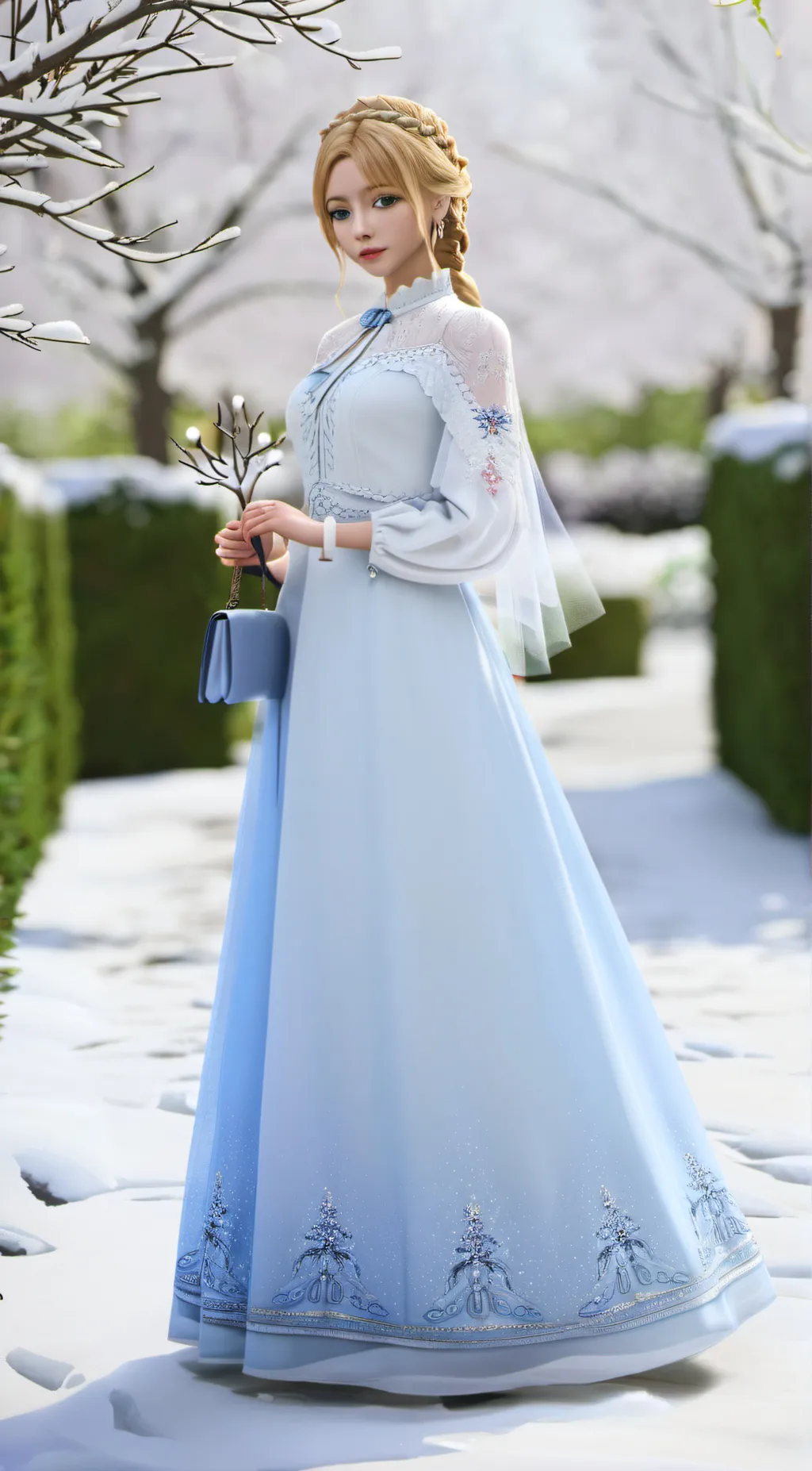 ai character: princess Ella background