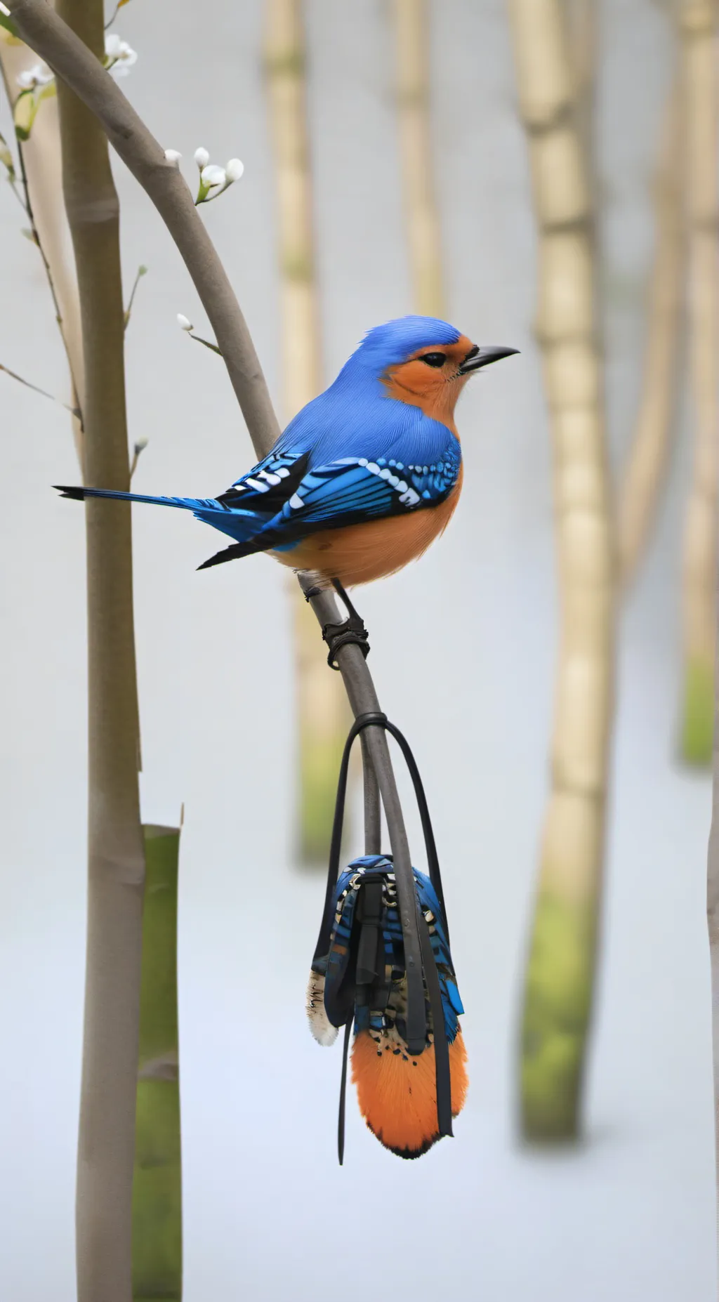 ai character: rose background