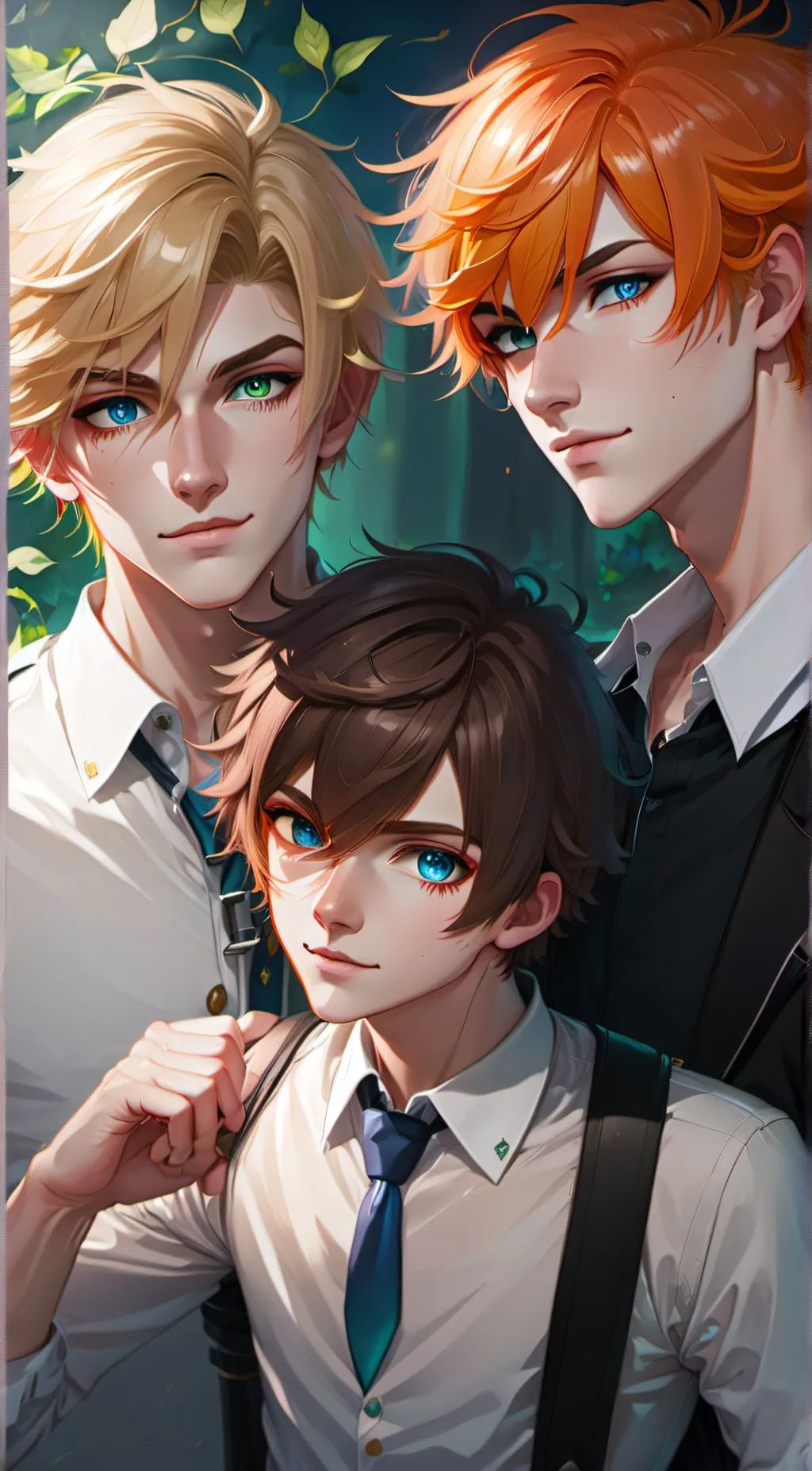 ai character: Noah, Zen & Zach background