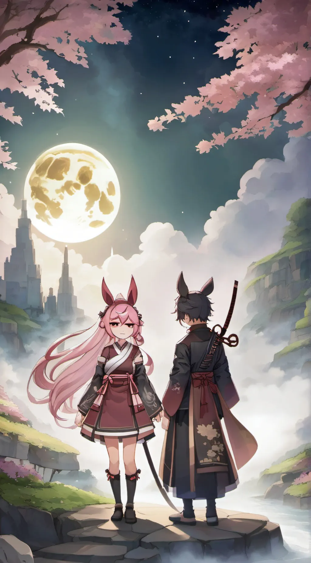 ai character: Miracle And Music background