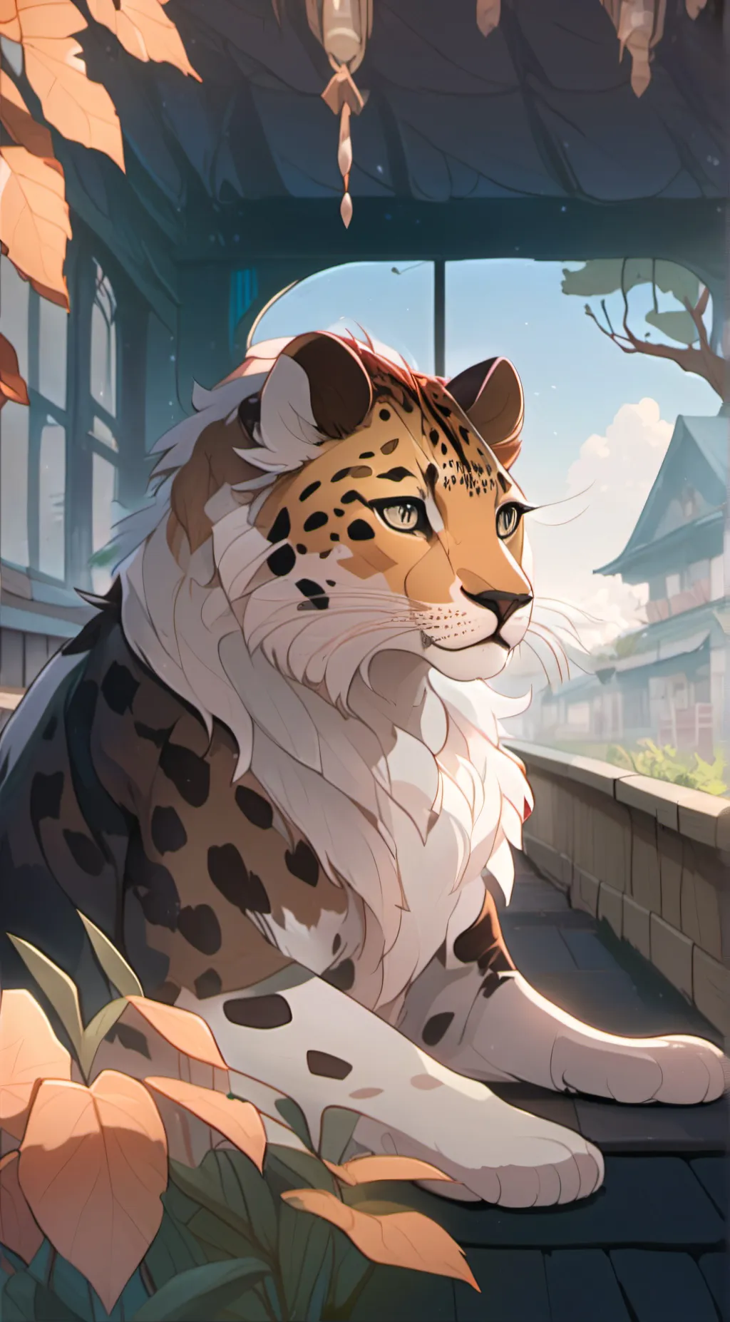 ai character: ❀Leopard'Pelt❀ background
