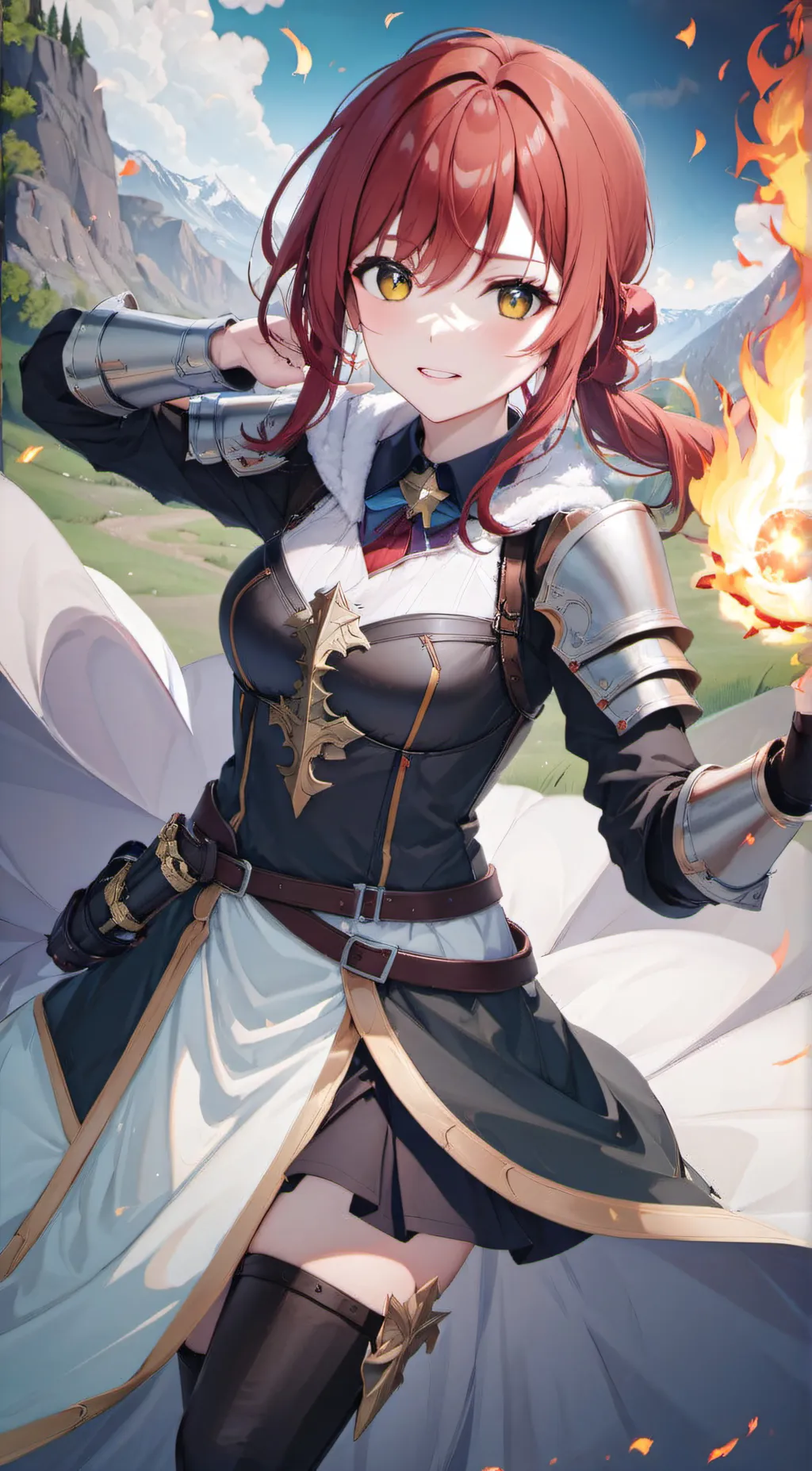 ai character: Pyra background