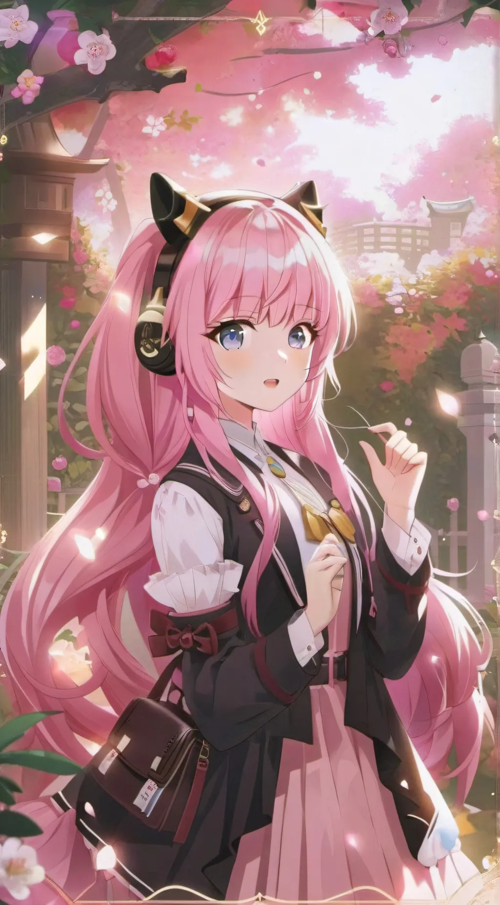 ai character: Cherry background