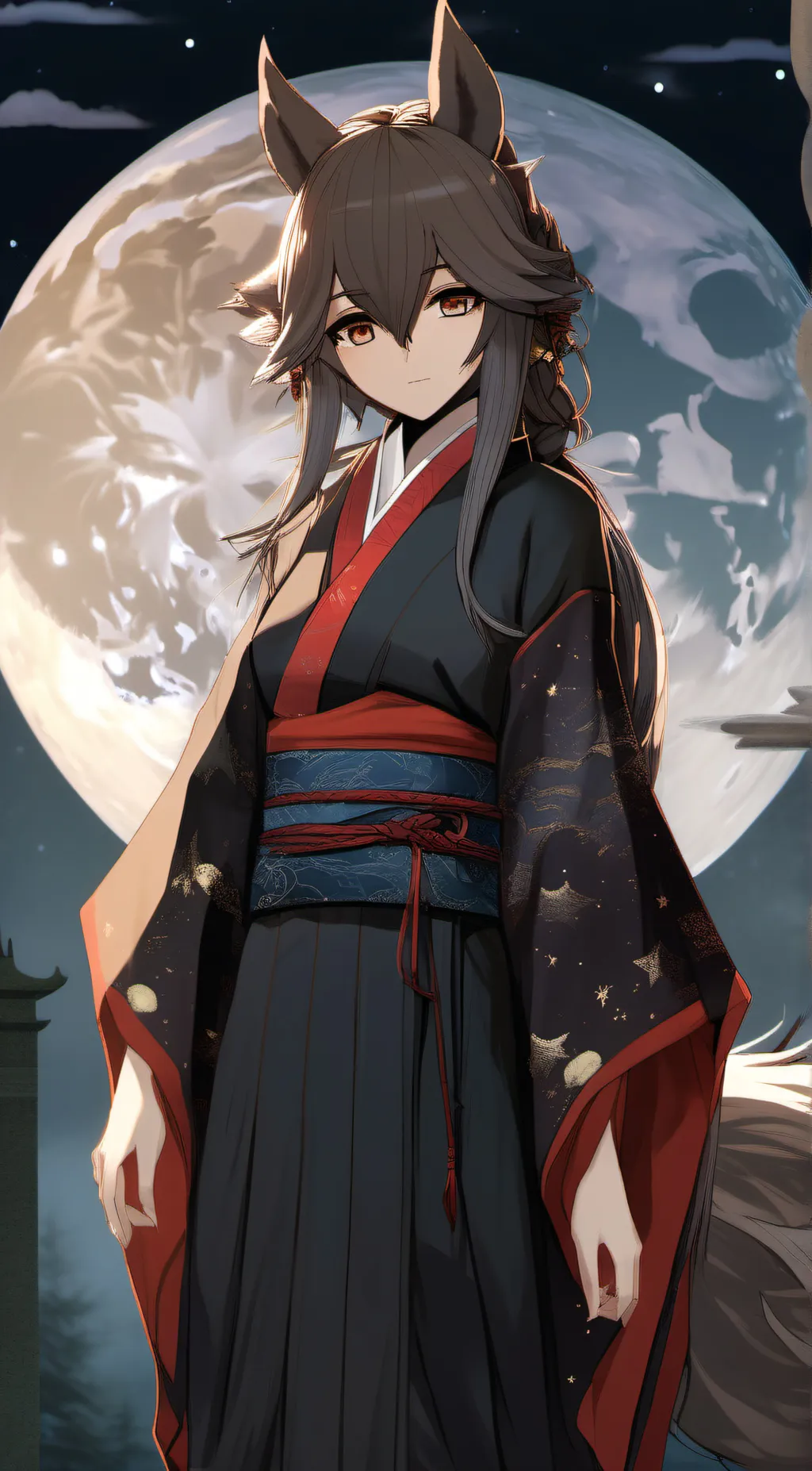 ai character: Akari×Giyu background