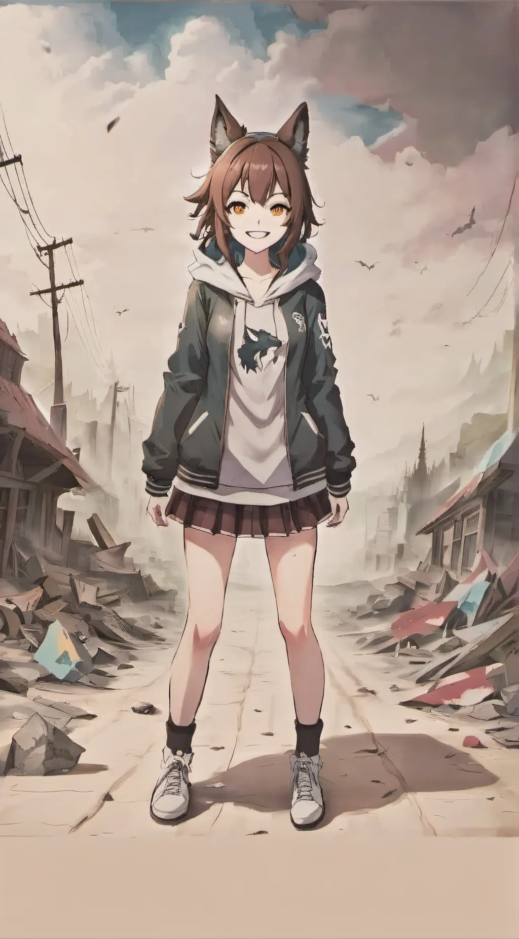 ai character: amy the wolf background