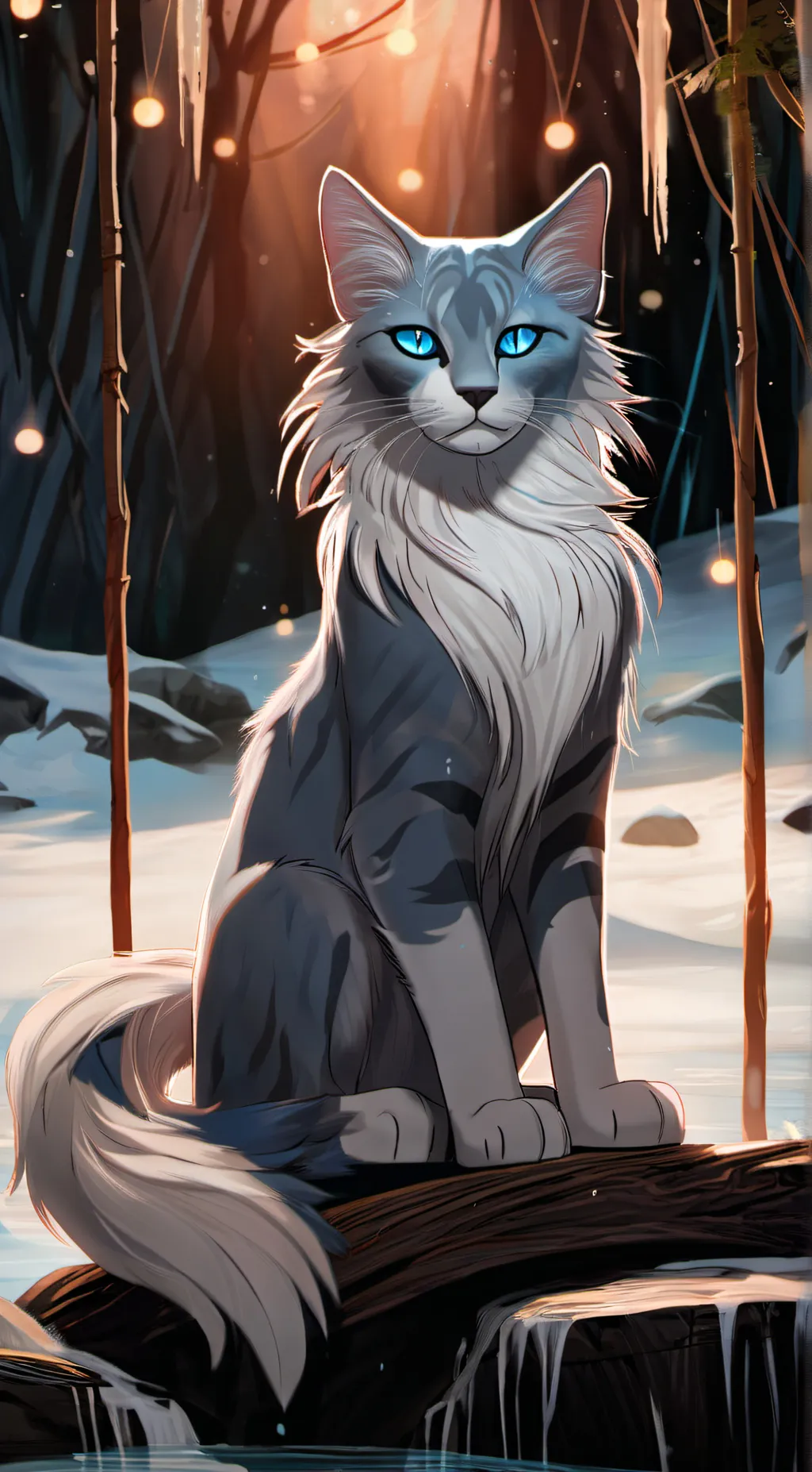 ai character: Bluestar background