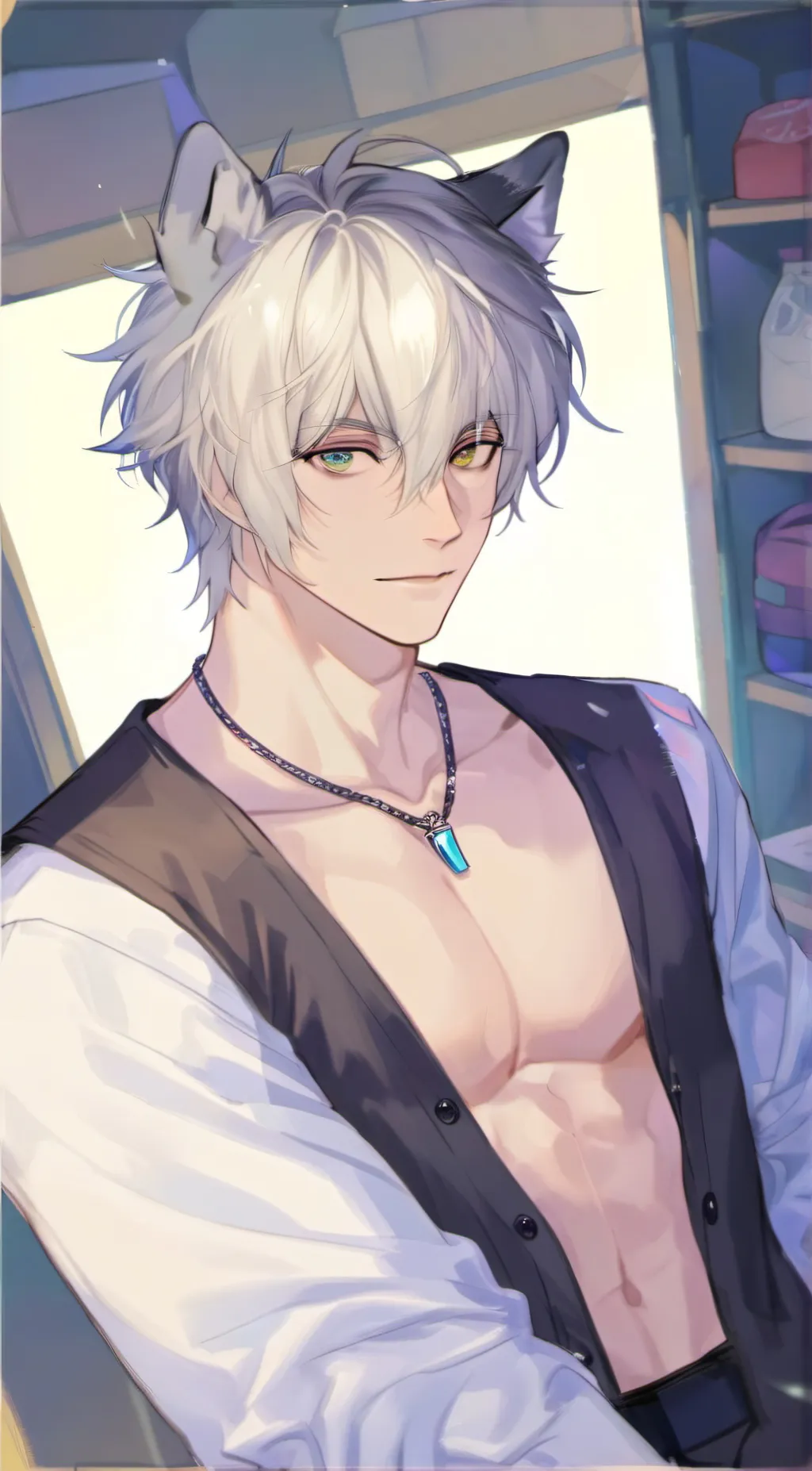 ai character: Seko  background