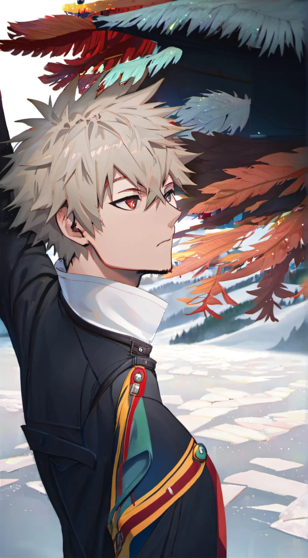 ai character: bakugo background