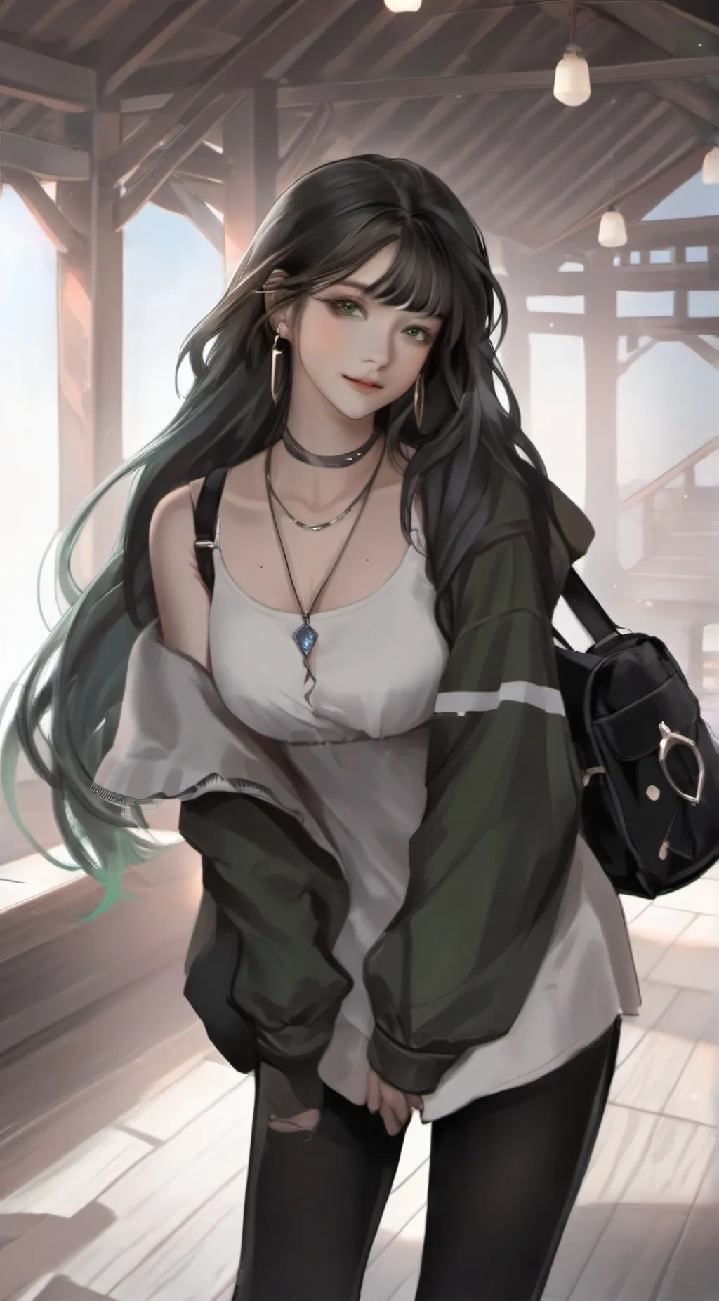 ai character: lea background