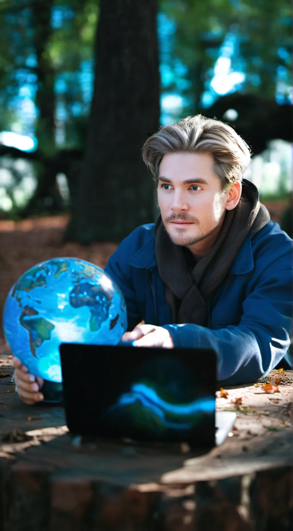 ai character: Your world. background