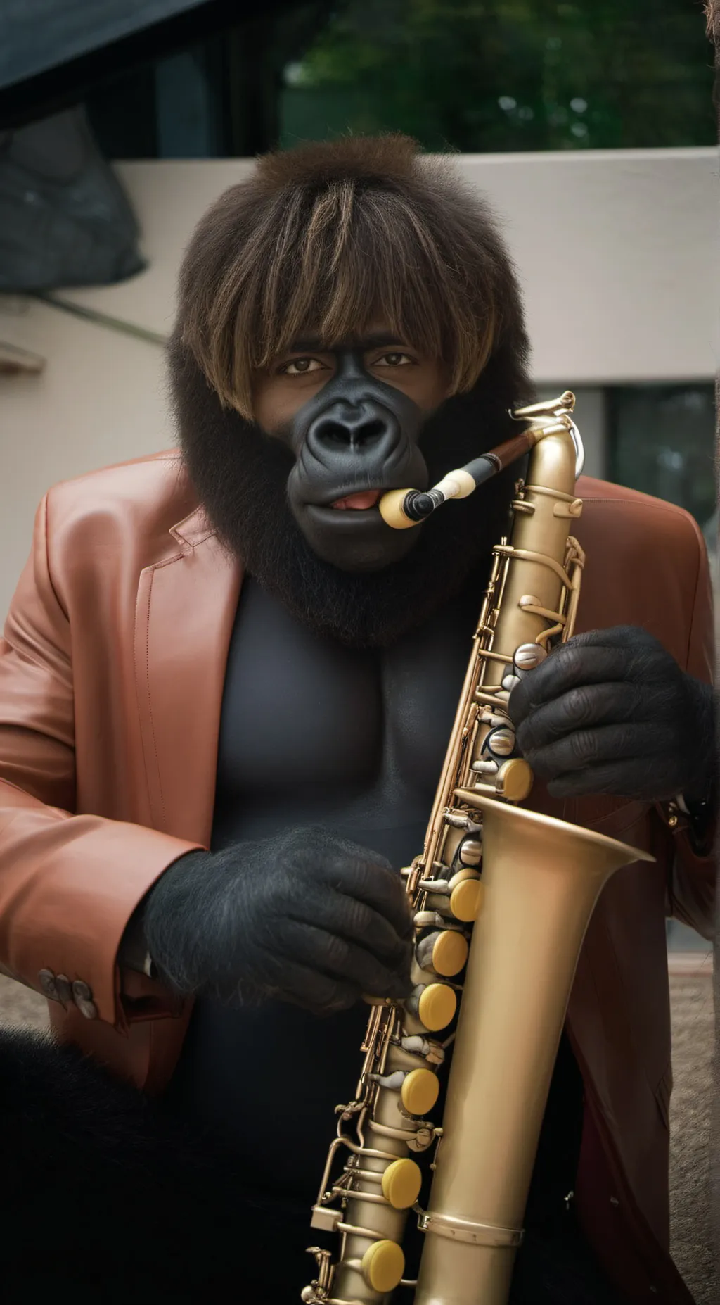 ai character: Harambe Jr. background