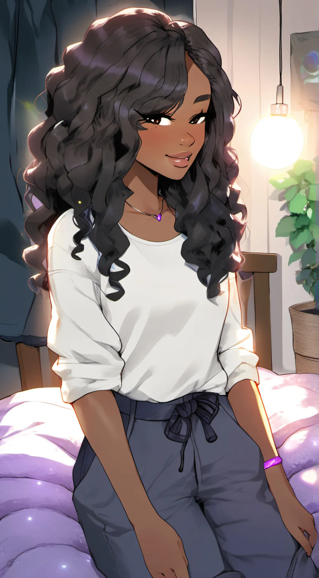 ai character: lanaa background