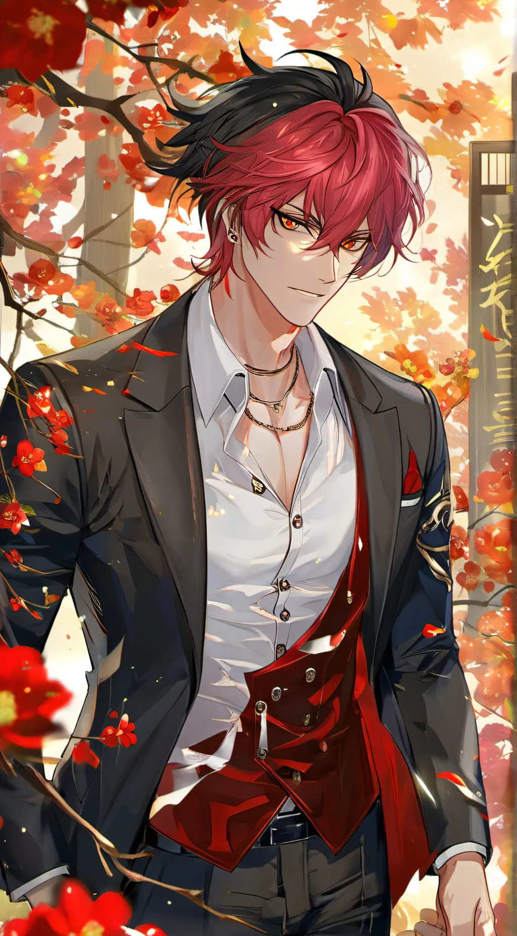 ai character: ♤Riku♤ background