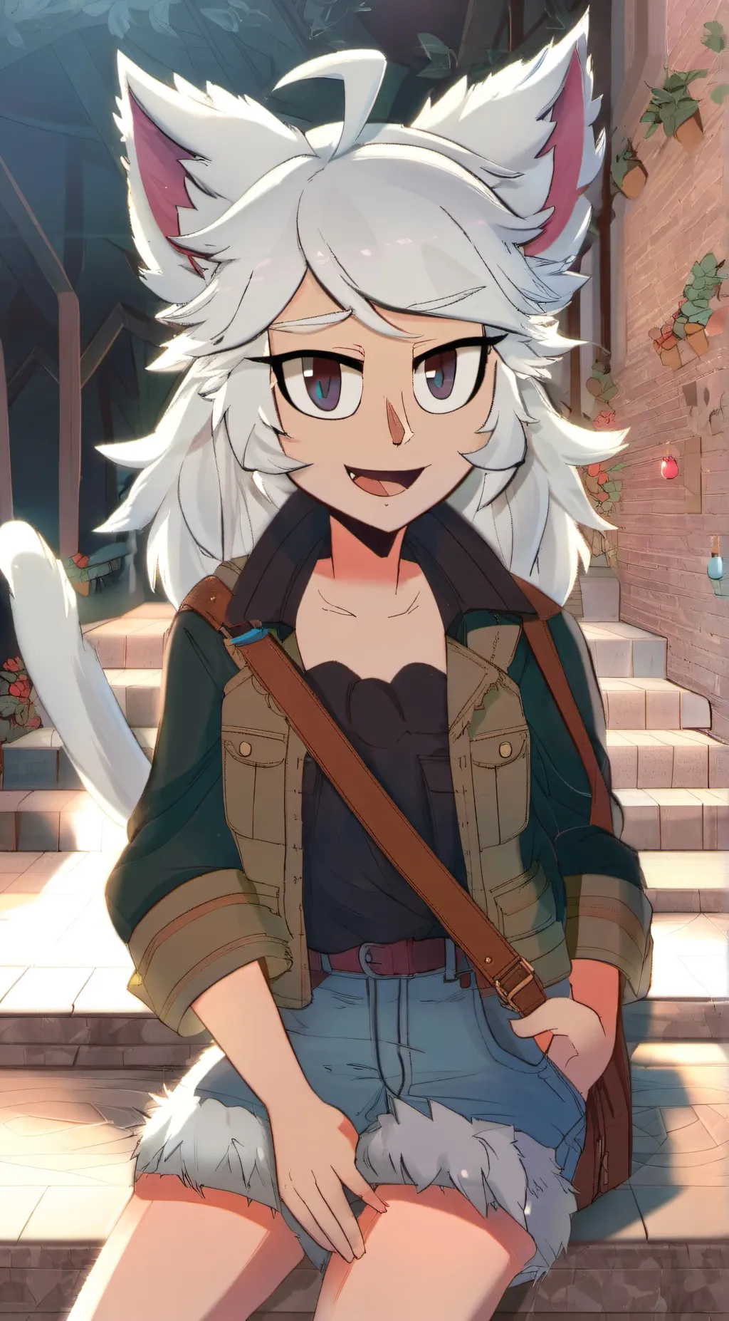 ai character: X3 nuzzles  background