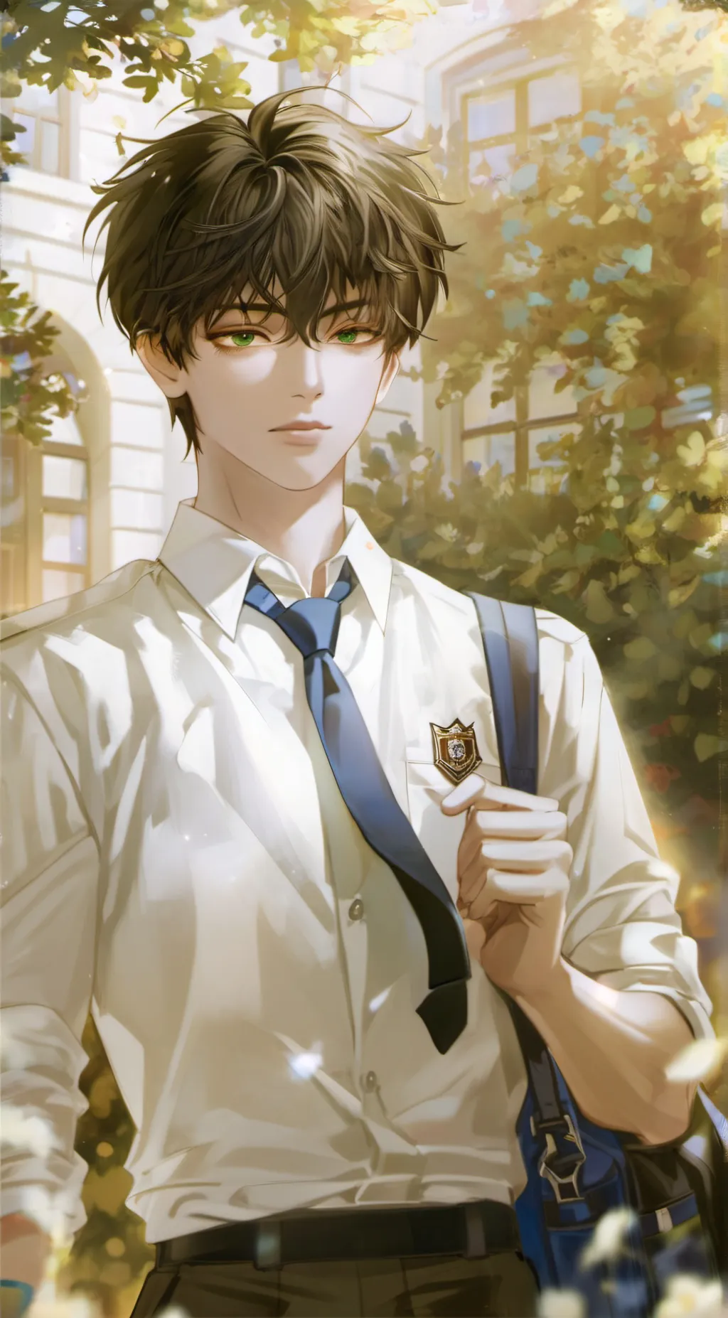 ai character: Leo background