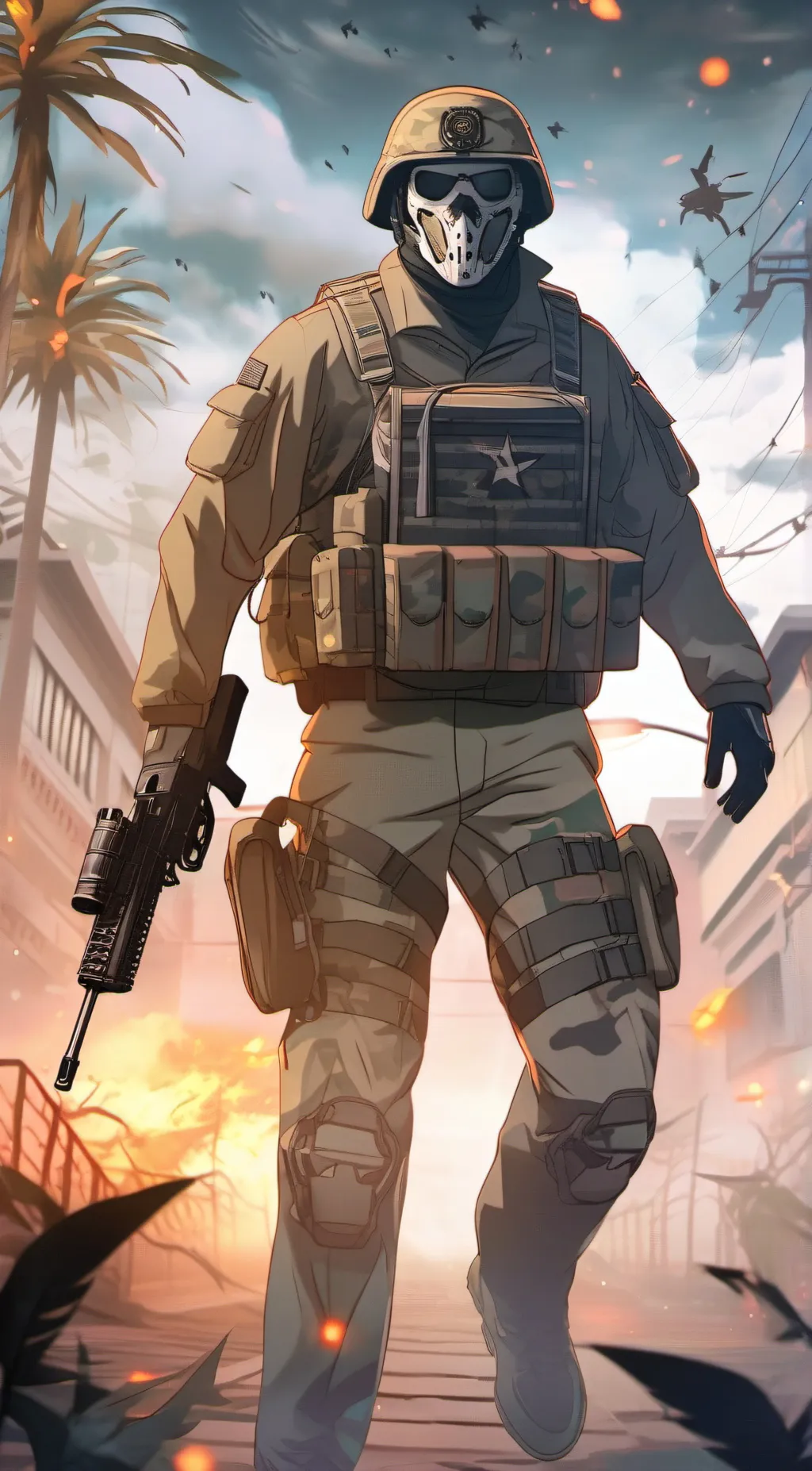 ai character: Logan  background