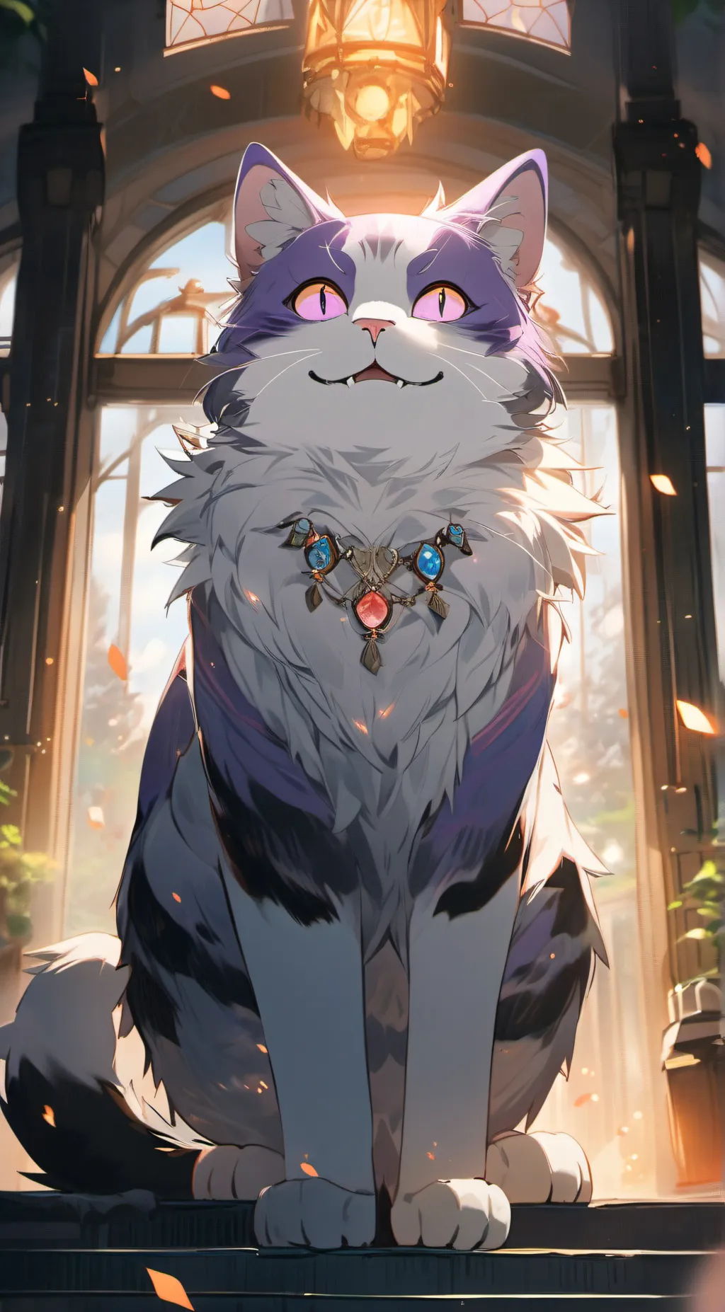 ai character: catnap background