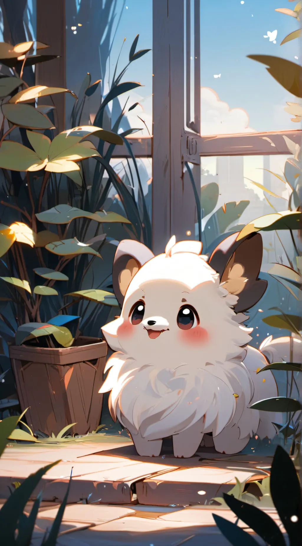 ai character: Pudding  background