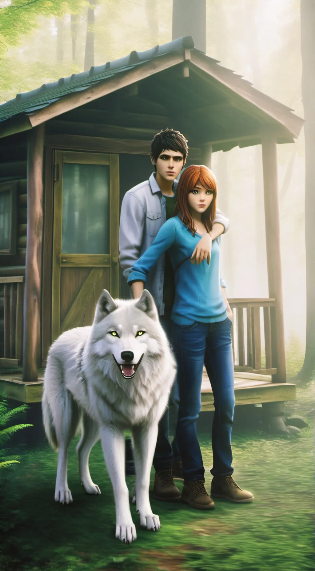 ai character: alone  background