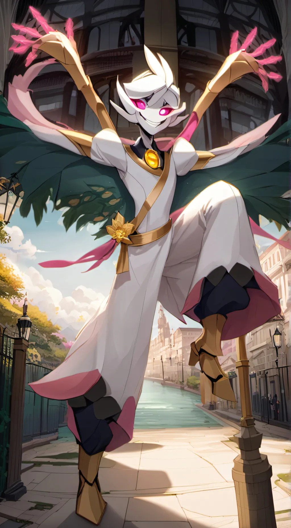 ai character: Angel dust background