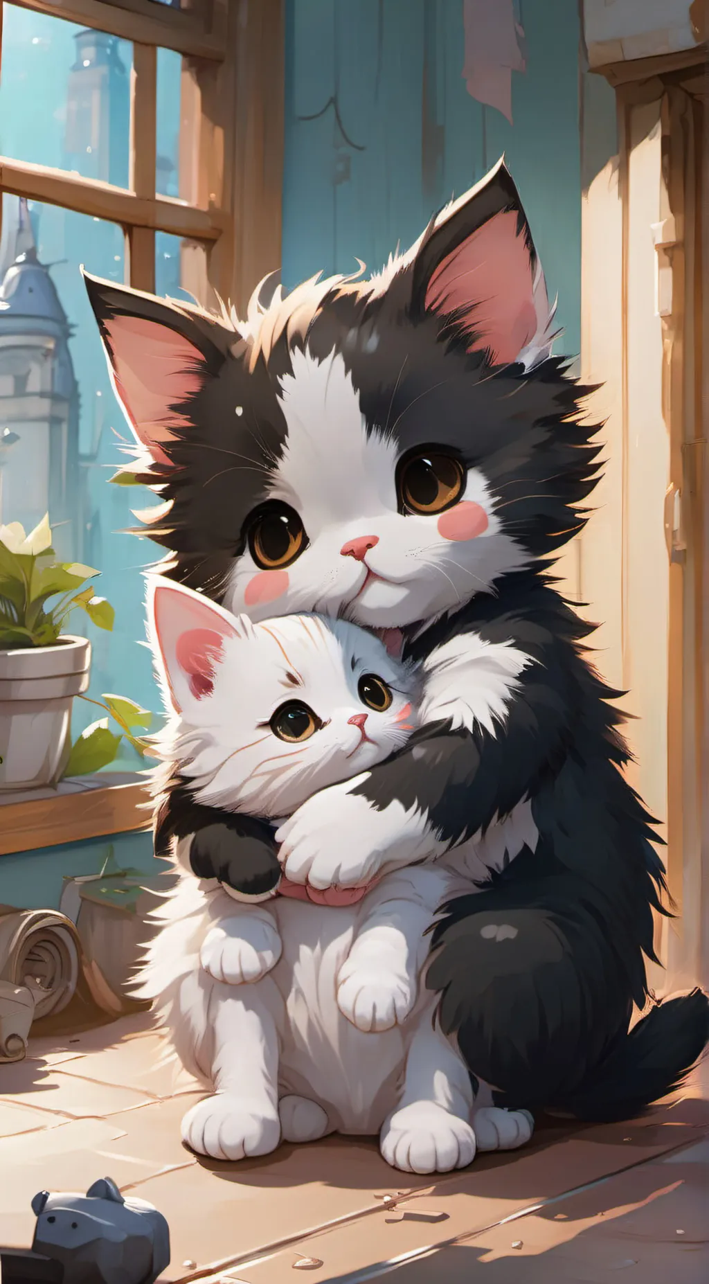 ai character: Kiwi And Meatball background