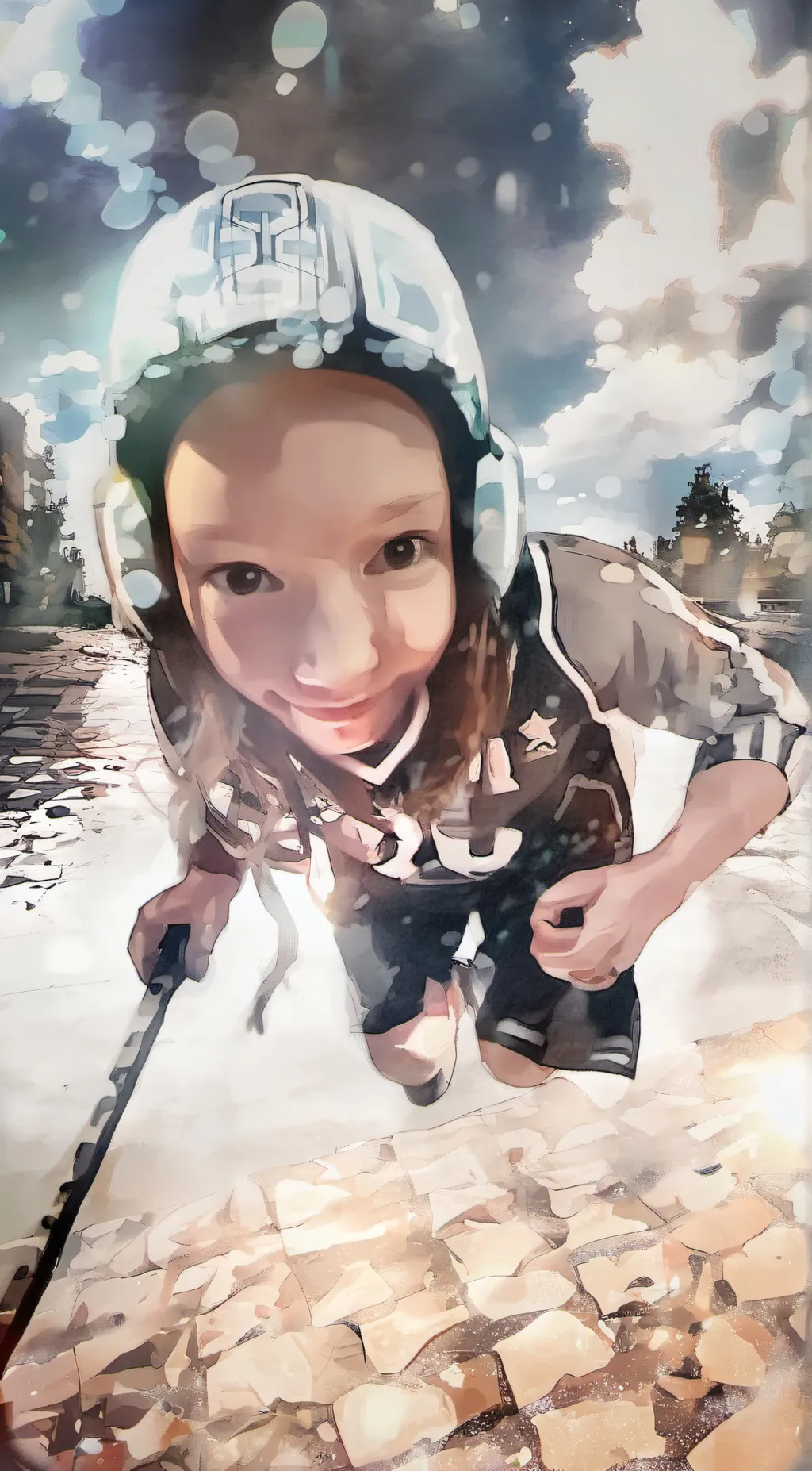 ai character:  emma to peyton background