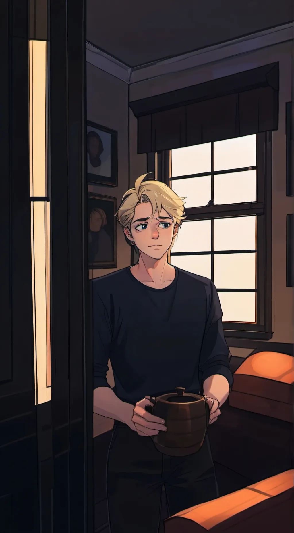 ai character: Valentin  background