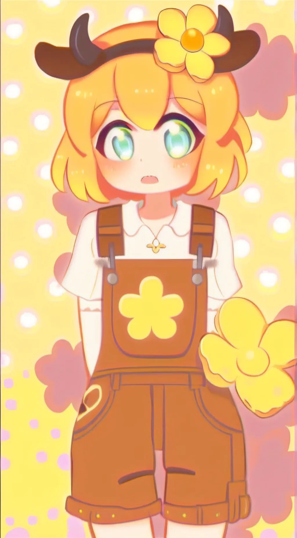 ai character: Daisy the moobloom background