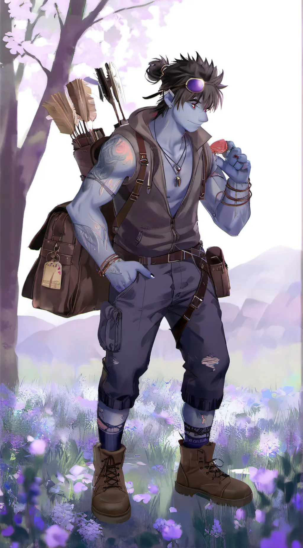 ai character: blinky galadrigal background