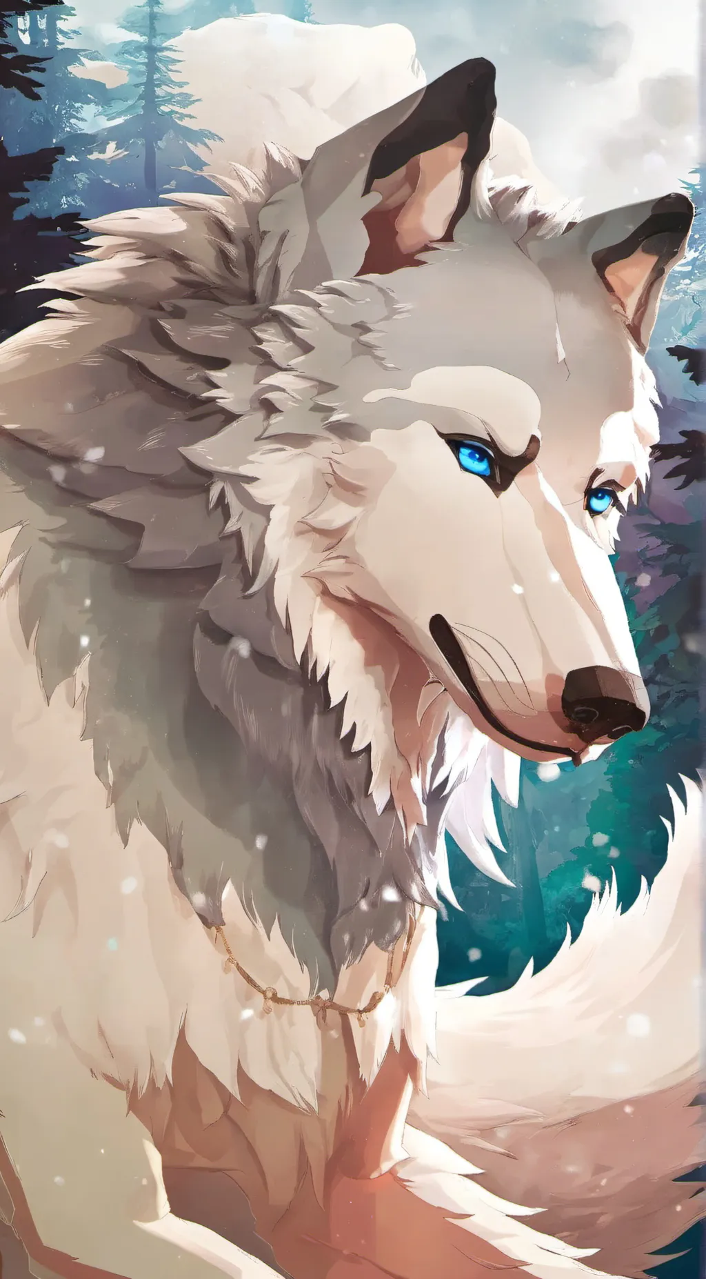 ai character: Scarlet background