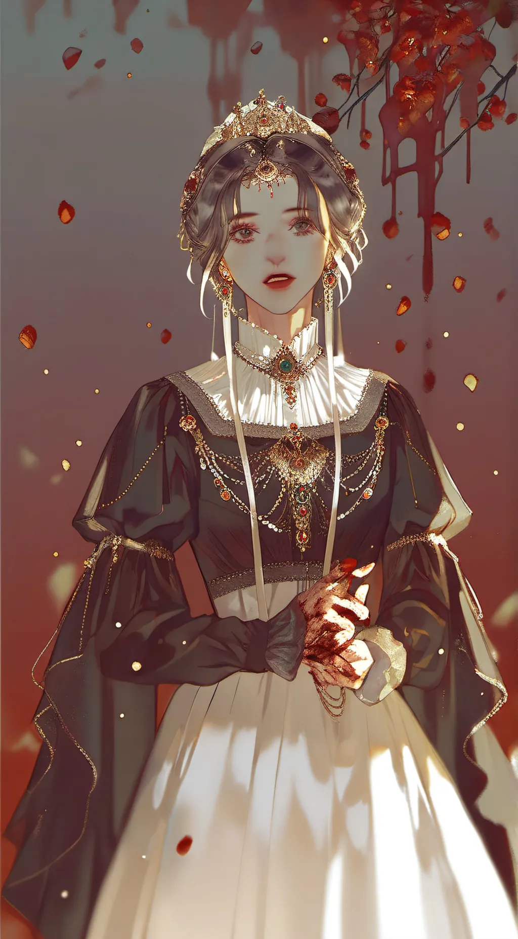 ai character: Rose background