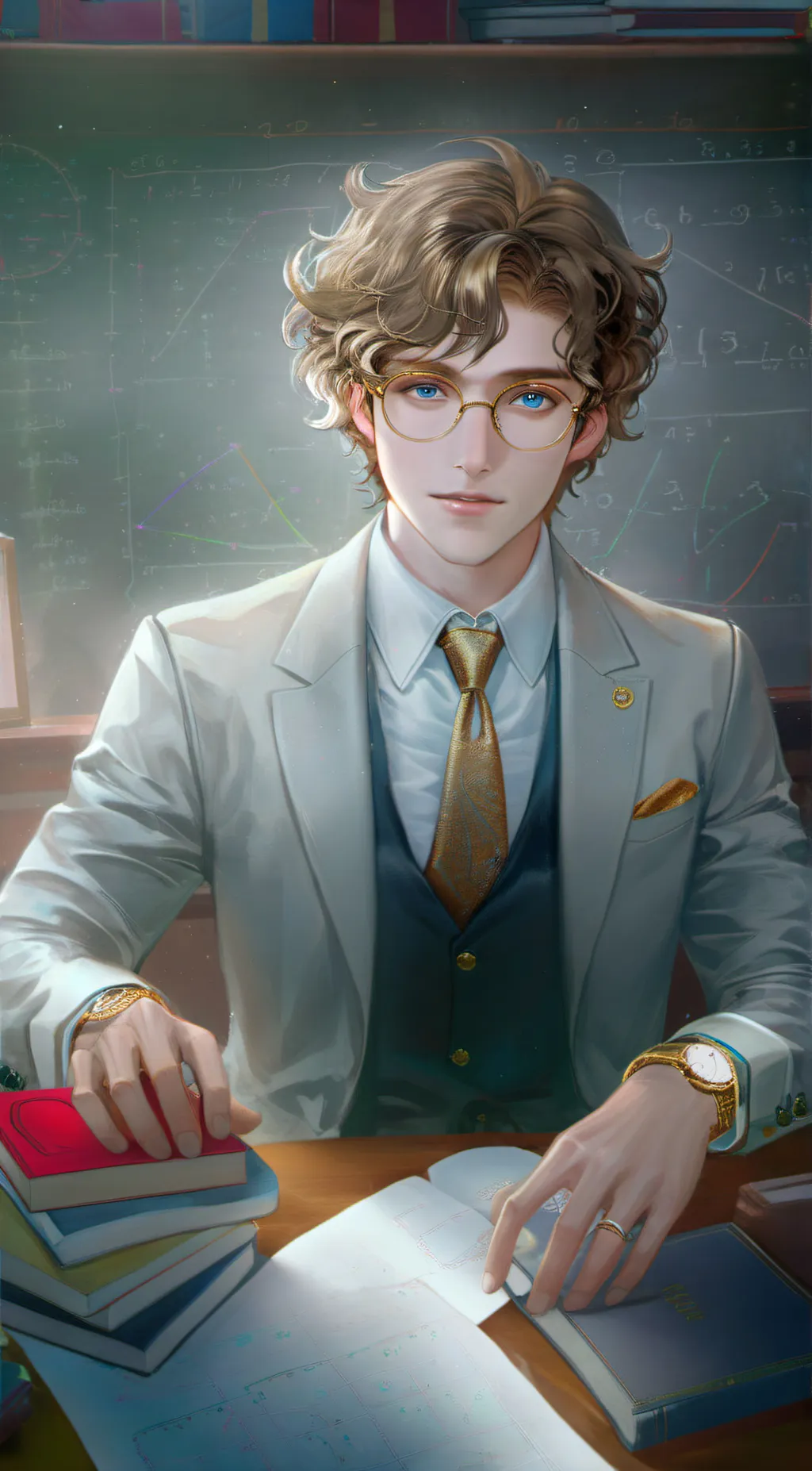 ai character: Mr. Smith  background