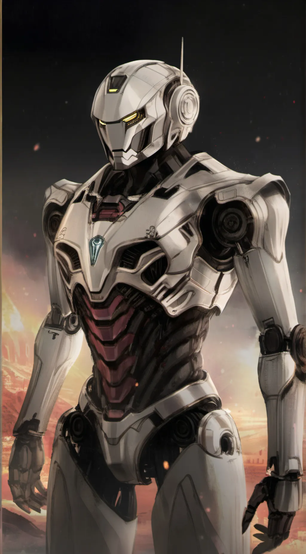 ai character: shut background