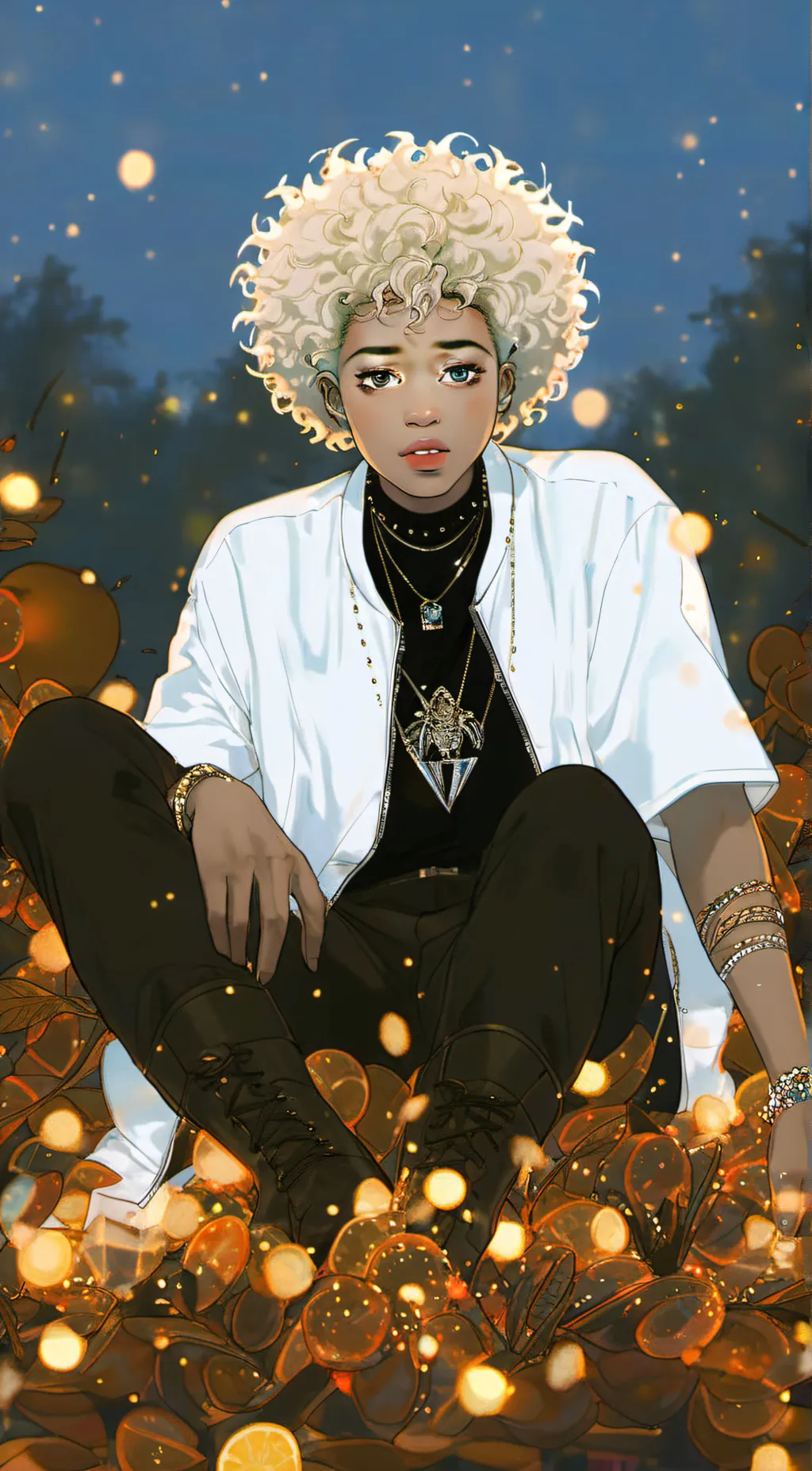 ai character: joy background